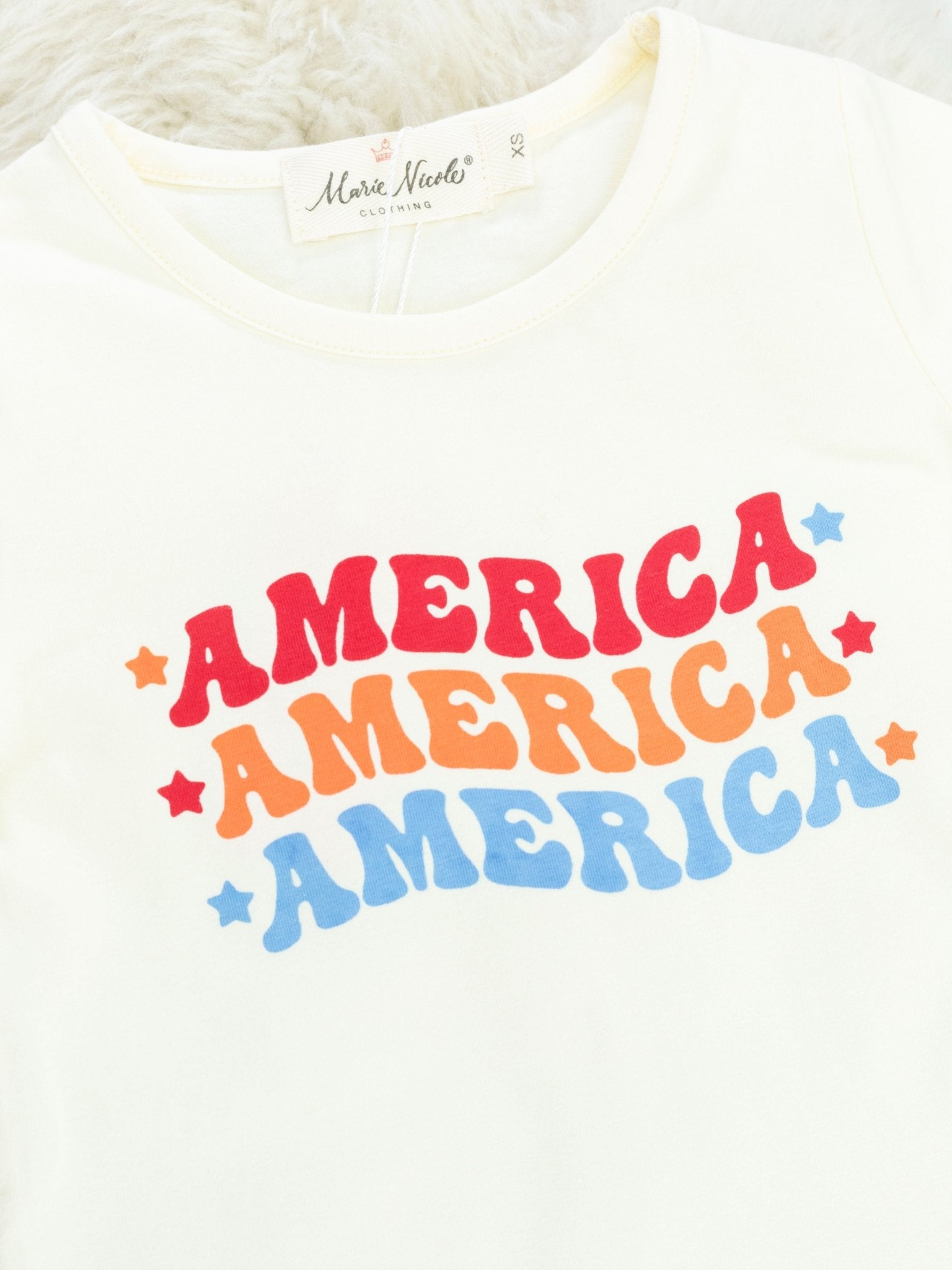 "America" Stripe Bell Bottoms Outfit - Marie Nicole Clothing