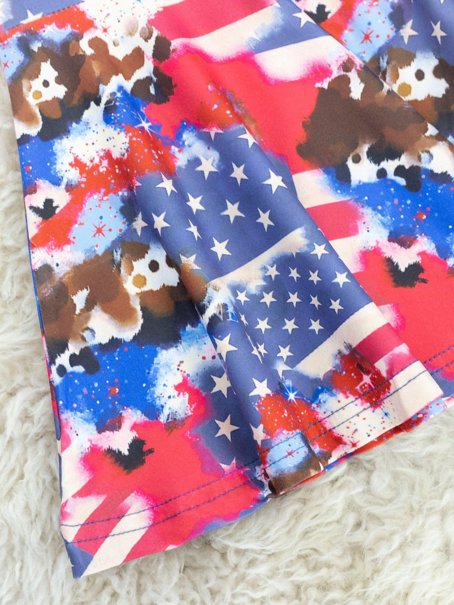 Tie Top & American Flag Bell Bottoms - Marie Nicole Clothing