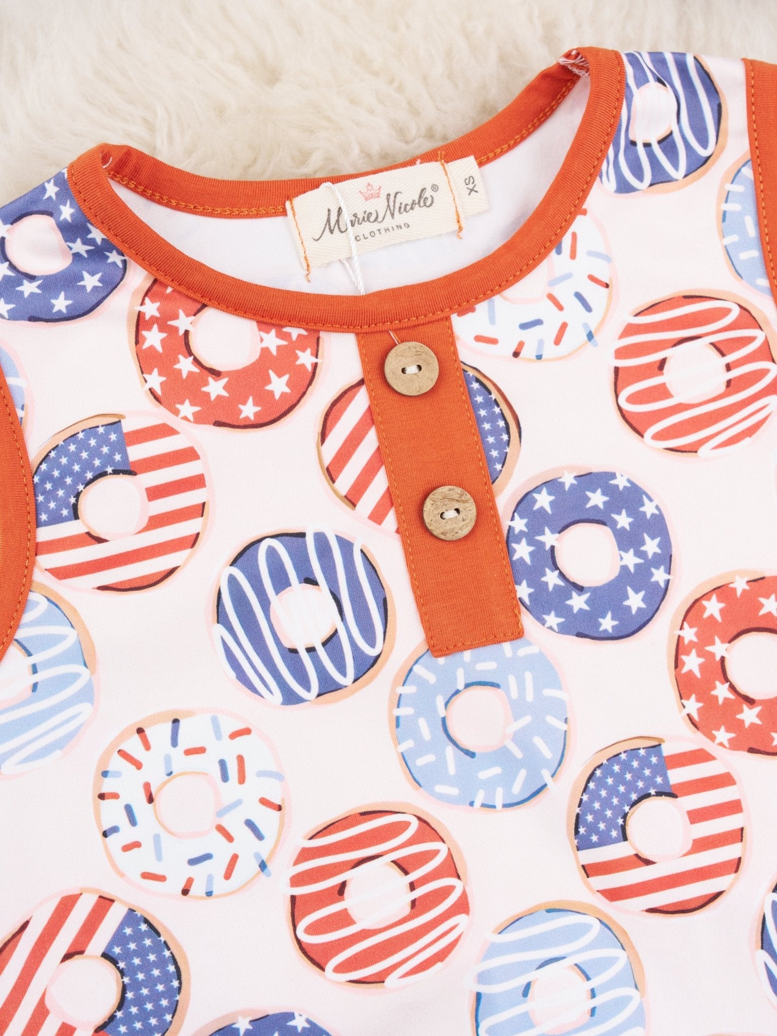 Patriotic Donut Outfit - Marie Nicole Clothing