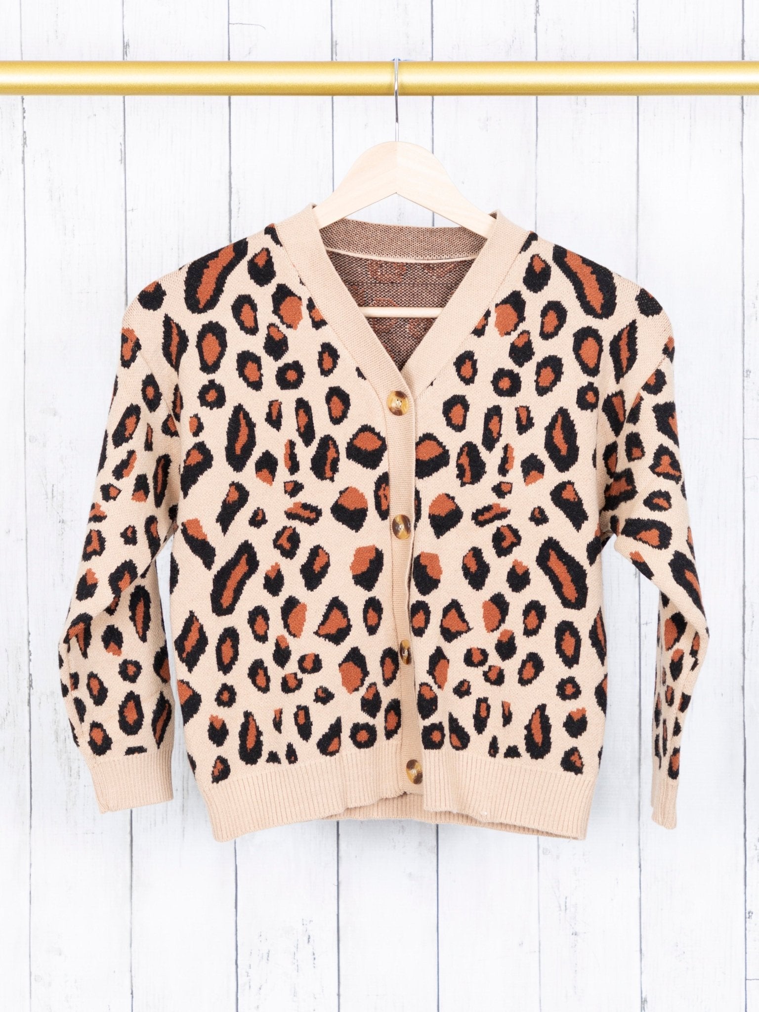 Mom & Me Leopard Cardigan Sweater - Marie Nicole Clothing