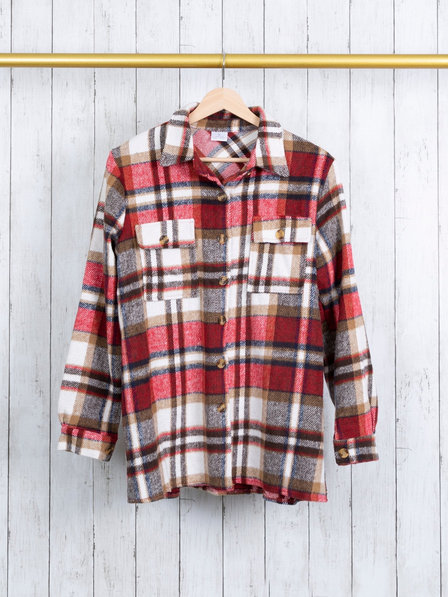 Mom & Me Red Plaid Flannel - Sign Up For Restock Notifications! - Marie Nicole Clothing
