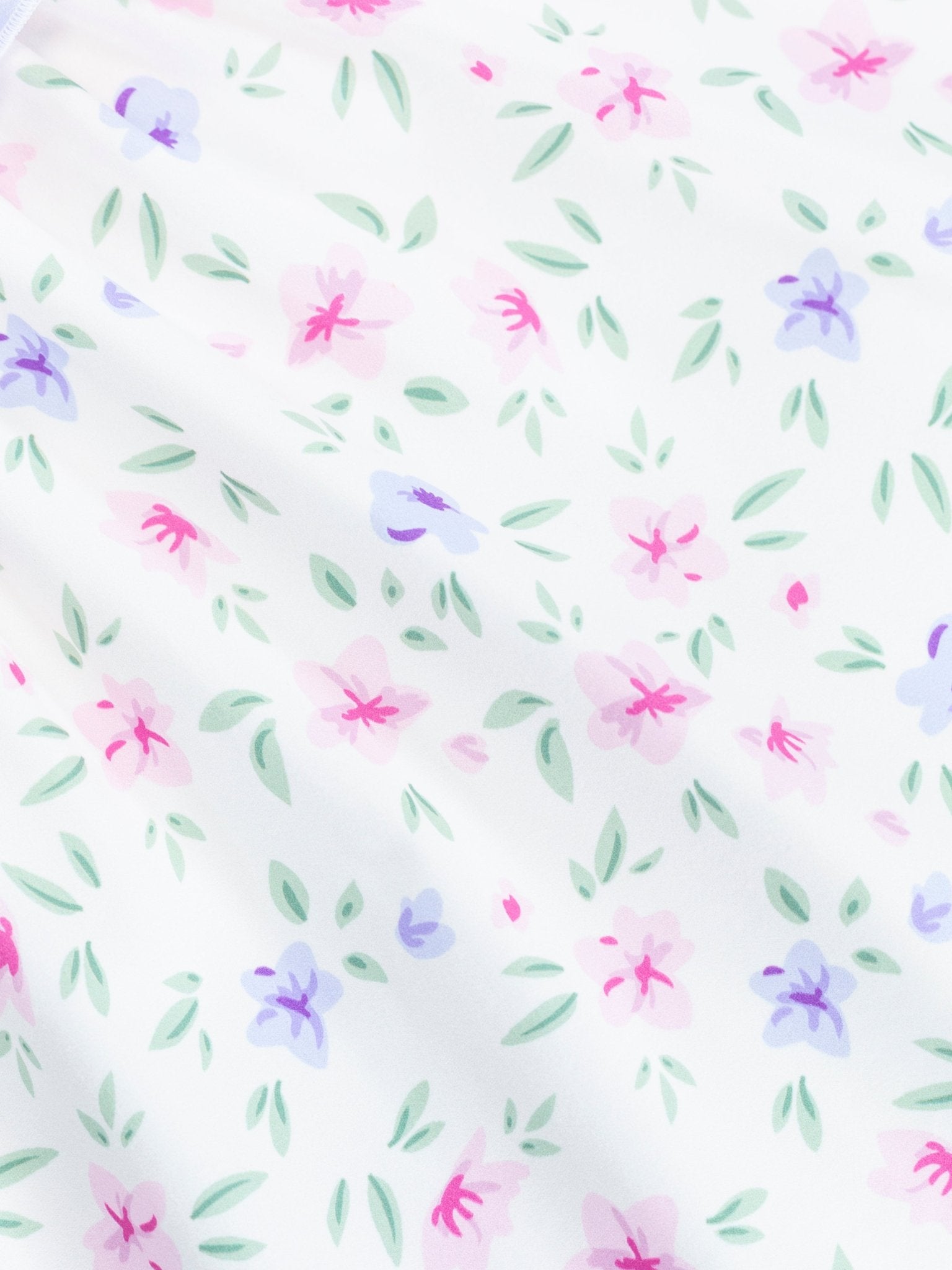 Lavender Floral Ruffle Dress - Marie Nicole Clothing