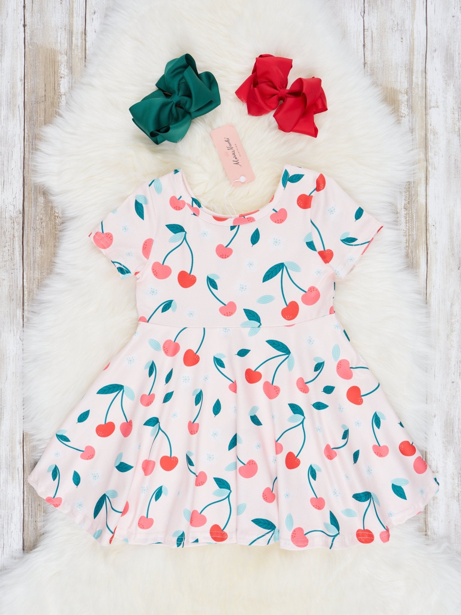 Cherries Swing Dress - Marie Nicole Clothing