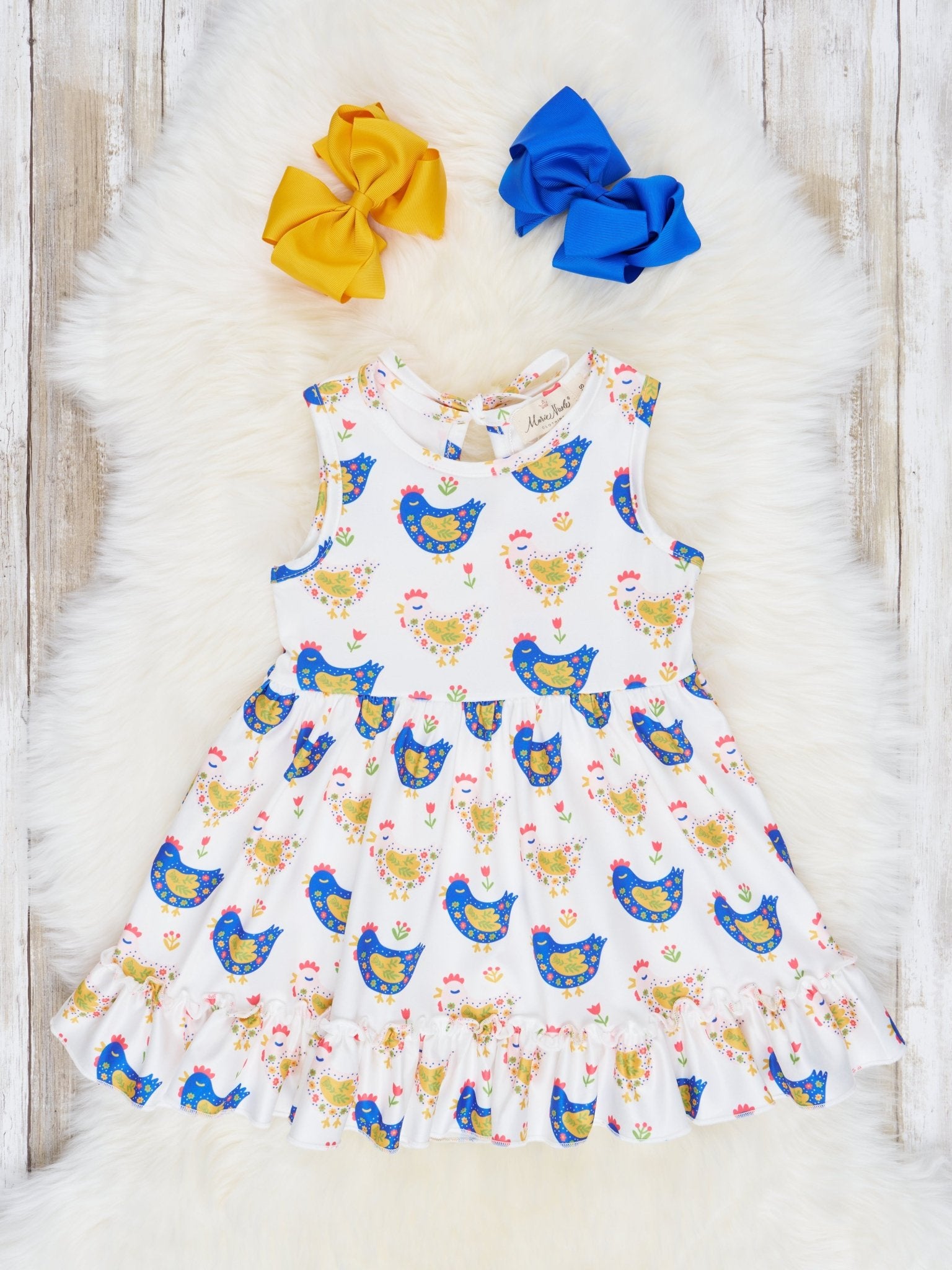 Summer Chick Ruffle Dress - Marie Nicole Clothing