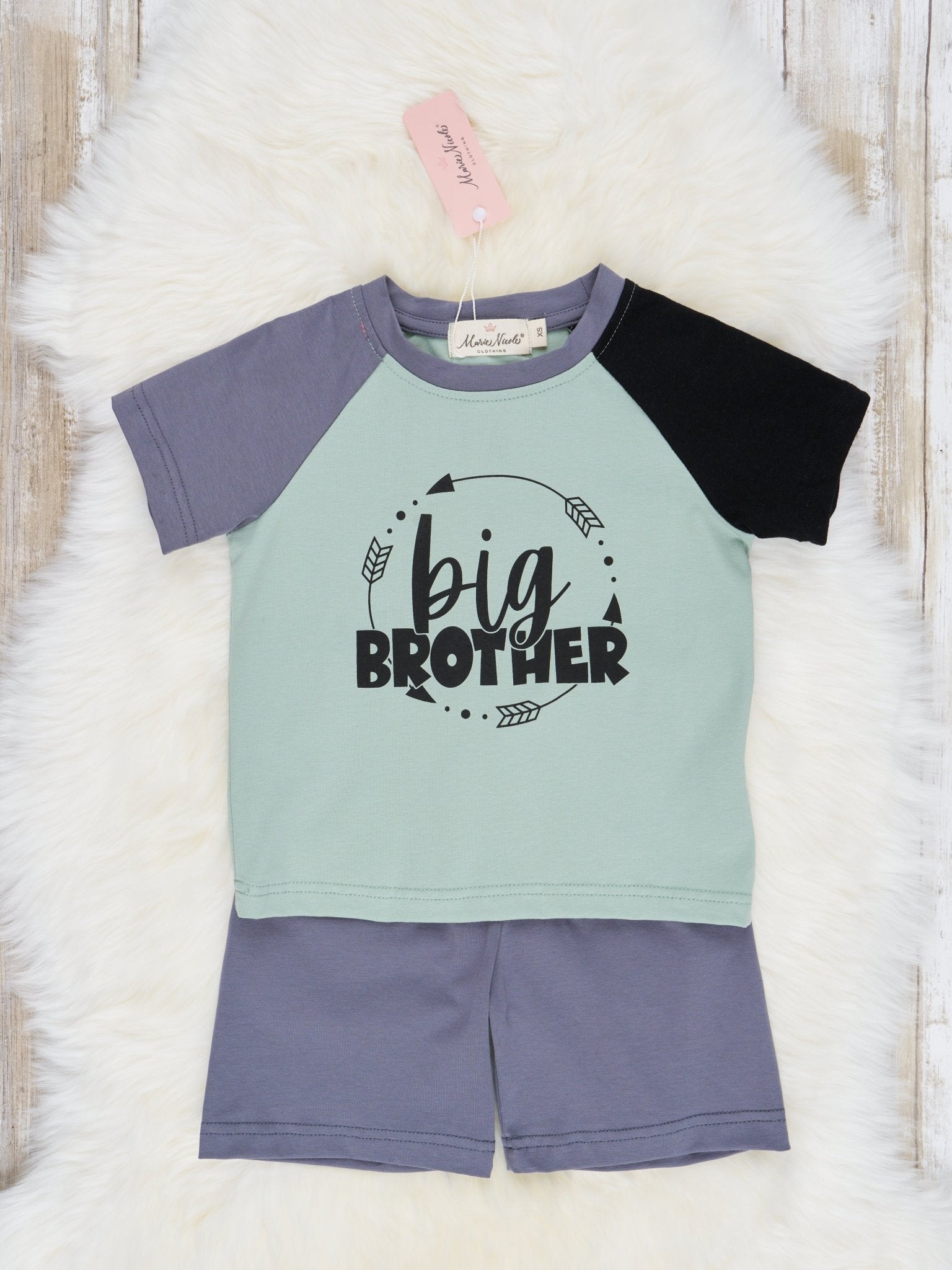 "Big Brother" Raglan Outfit - Marie Nicole Clothing