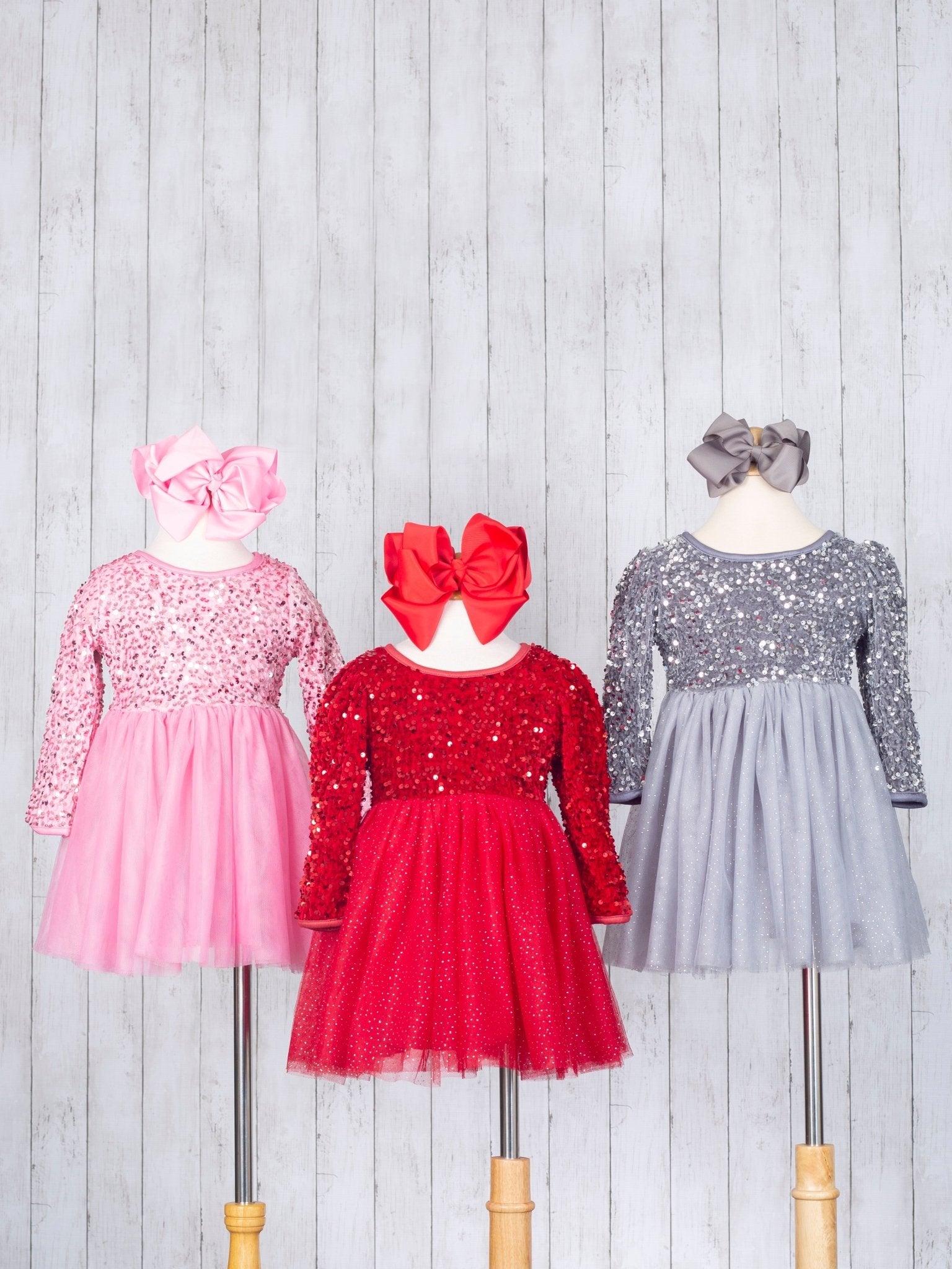 Red Sparkly Tulle Dress - Marie Nicole Clothing