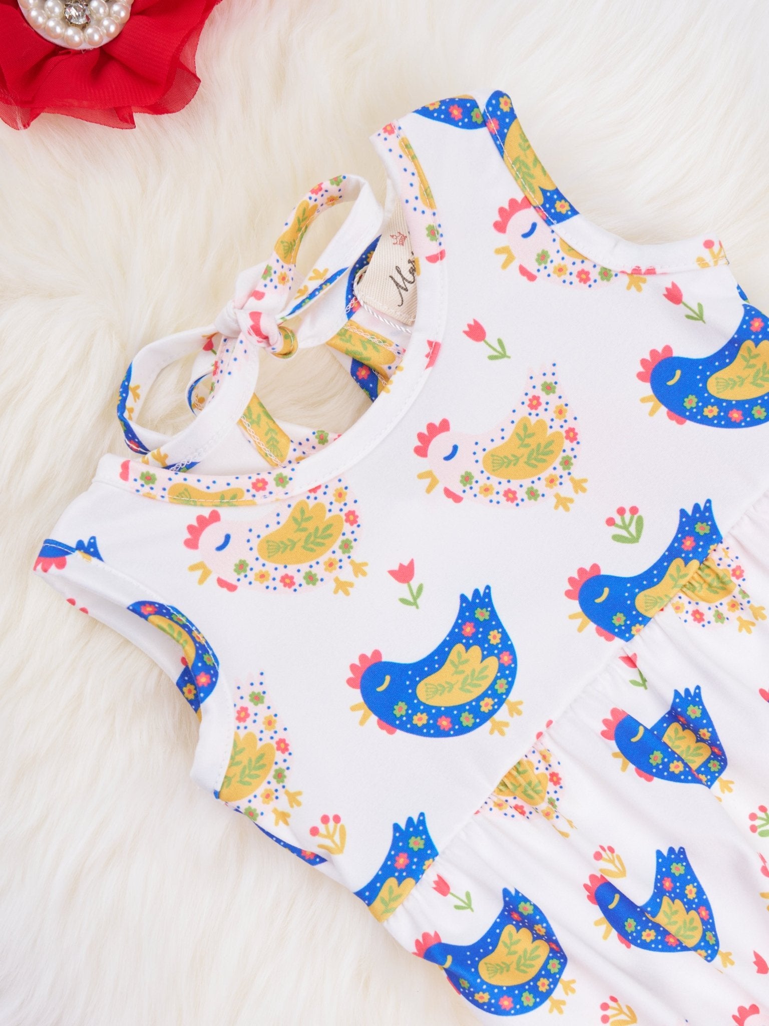 Summer Chick Ruffle Bubble Romper - Marie Nicole Clothing