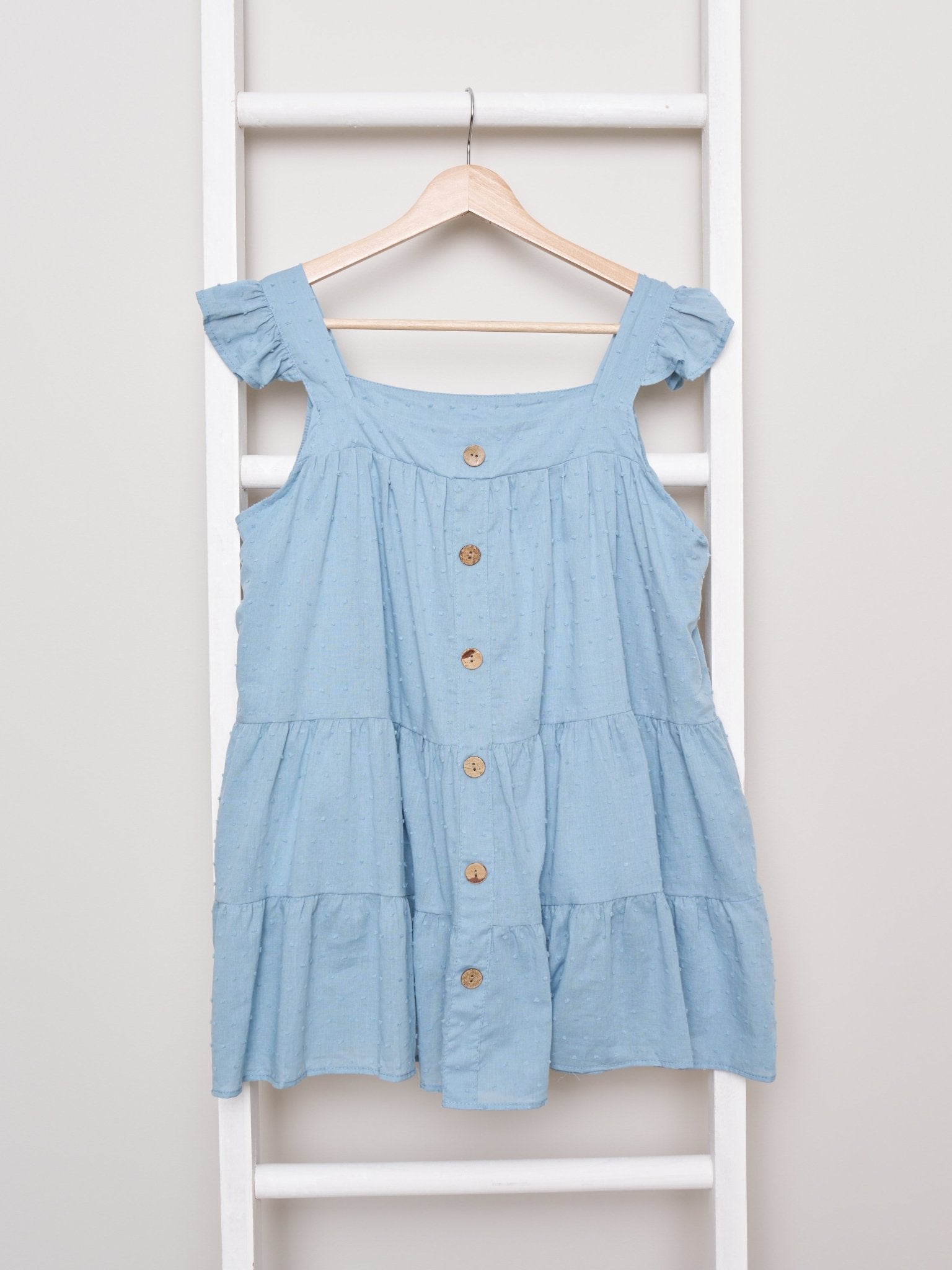 Mom & Me Tiered Swiss Dot Tunic - Marie Nicole Clothing