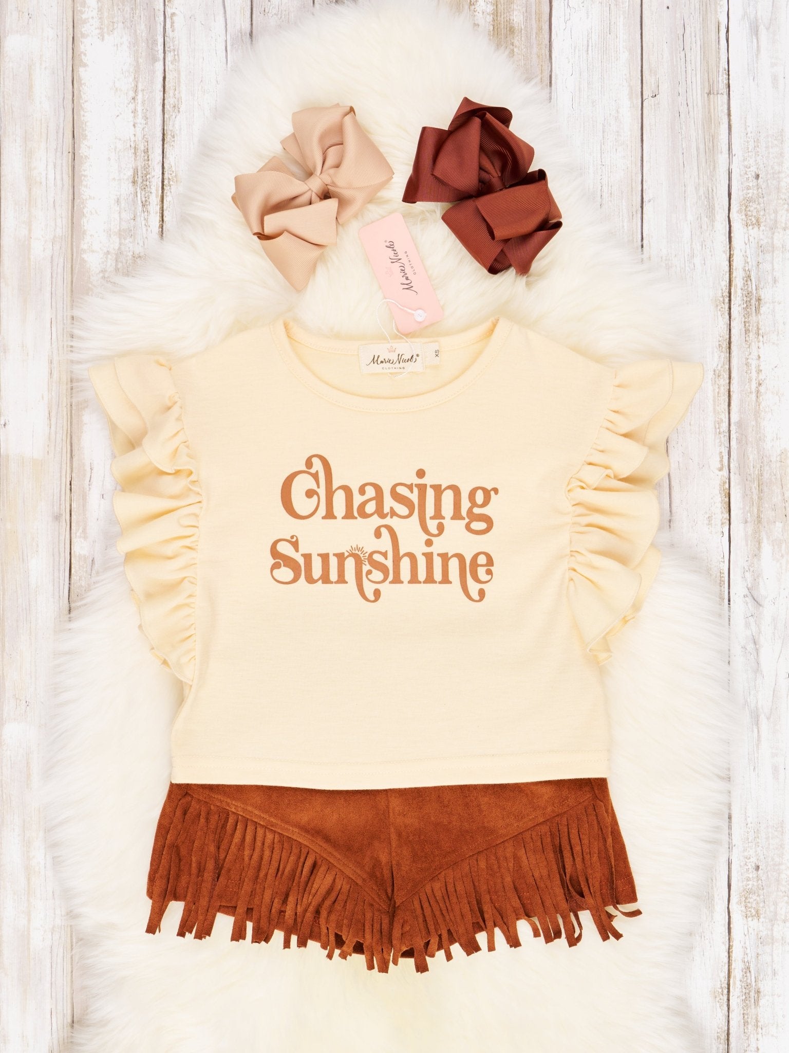 "Chasing Sunshine" Fringe Outfit - Marie Nicole Clothing