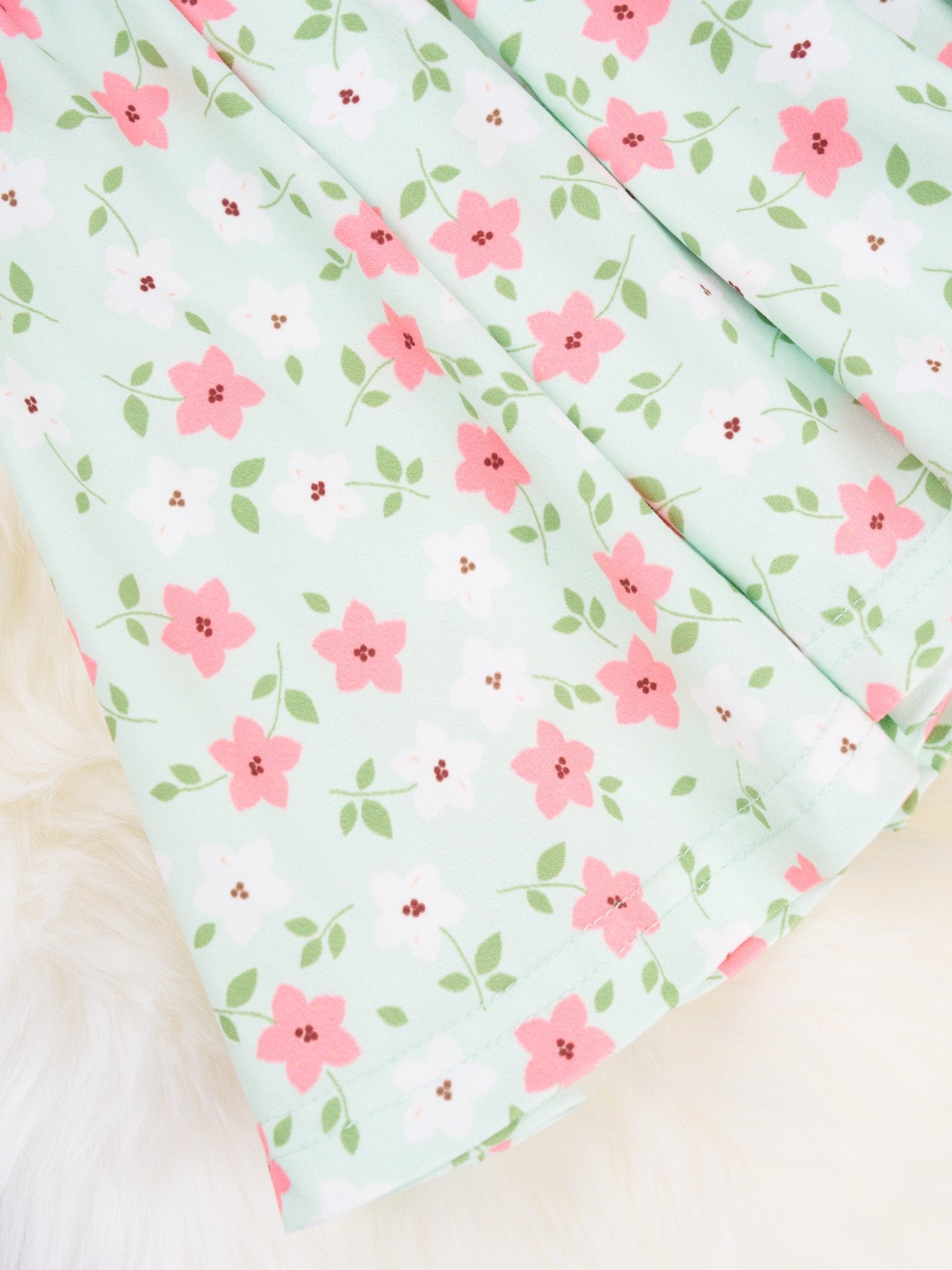 Bow Top & Floral Skirt Outfit - Marie Nicole Clothing