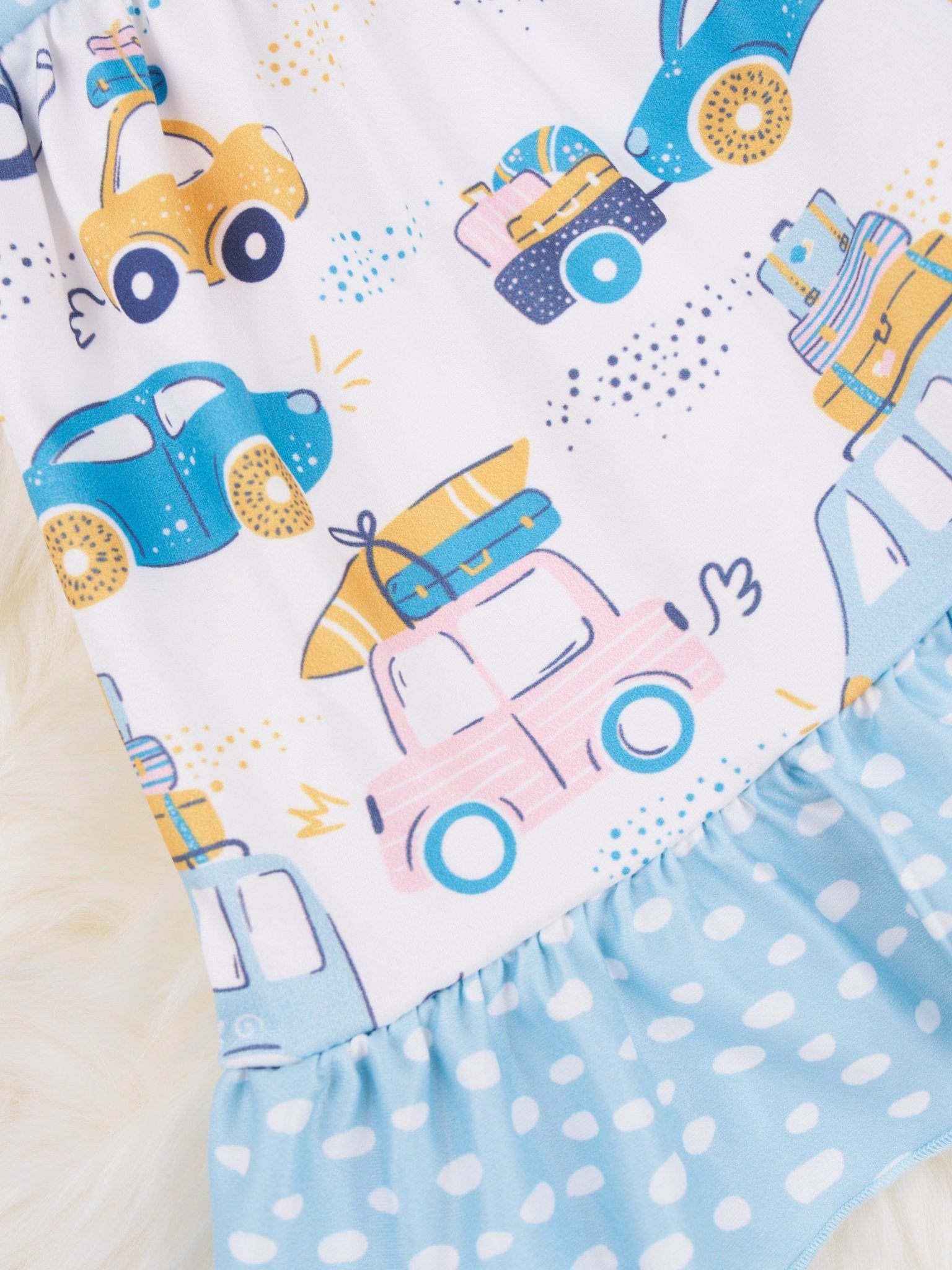 Road Trip Ruffle Outfit - Marie Nicole Clothing
