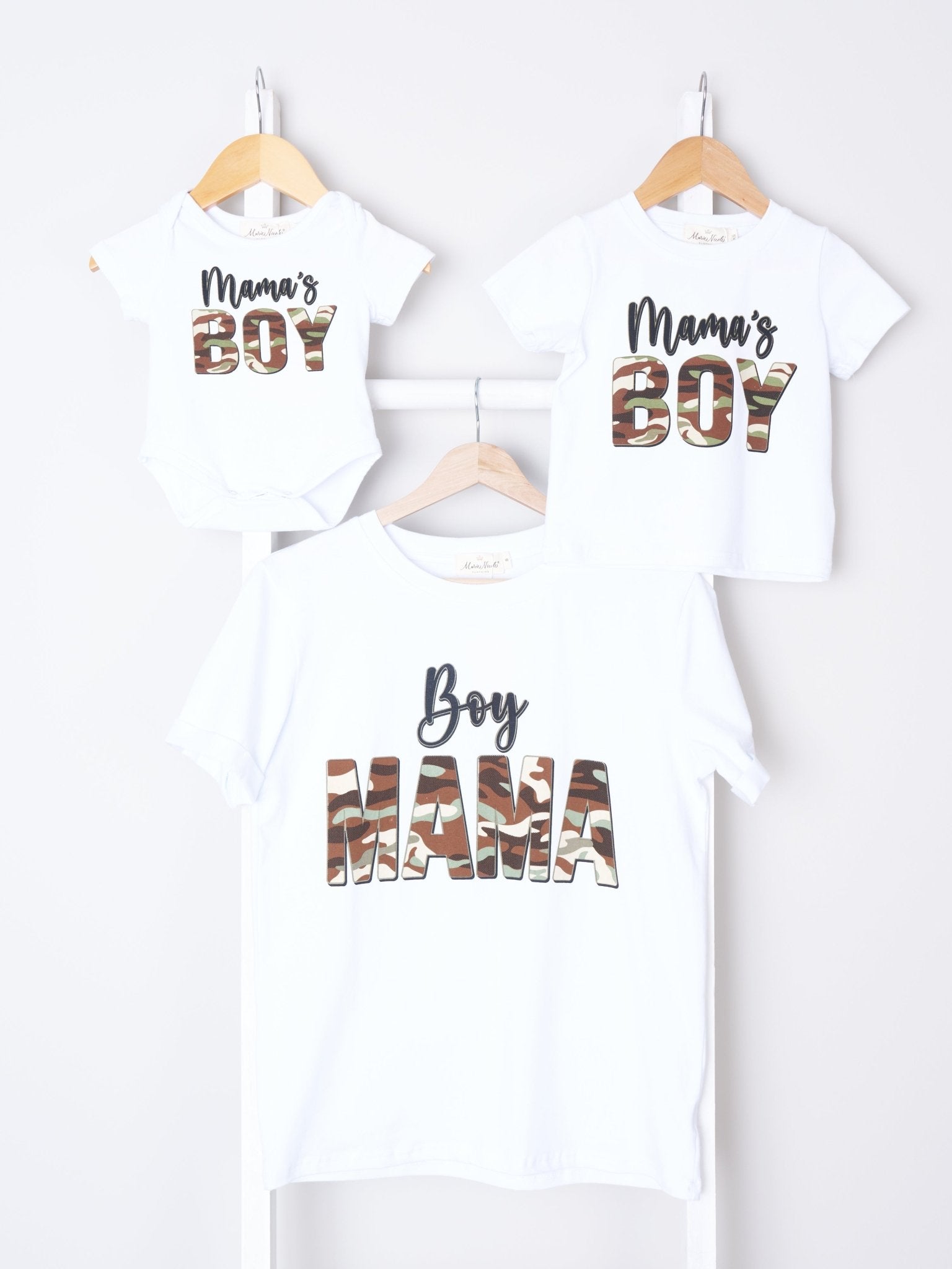 Mom & Me "Boy Mama" Shirt & Romper - Marie Nicole Clothing