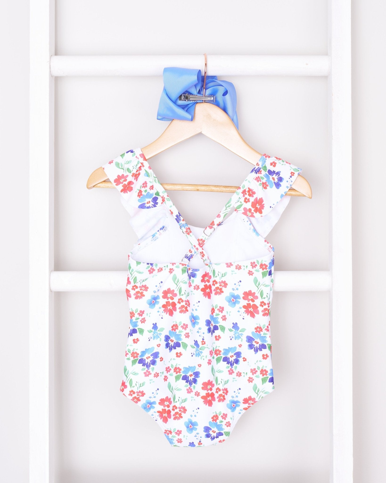 Mom & Me Red White & Blue Poppy Swimsuit - Marie Nicole Clothing