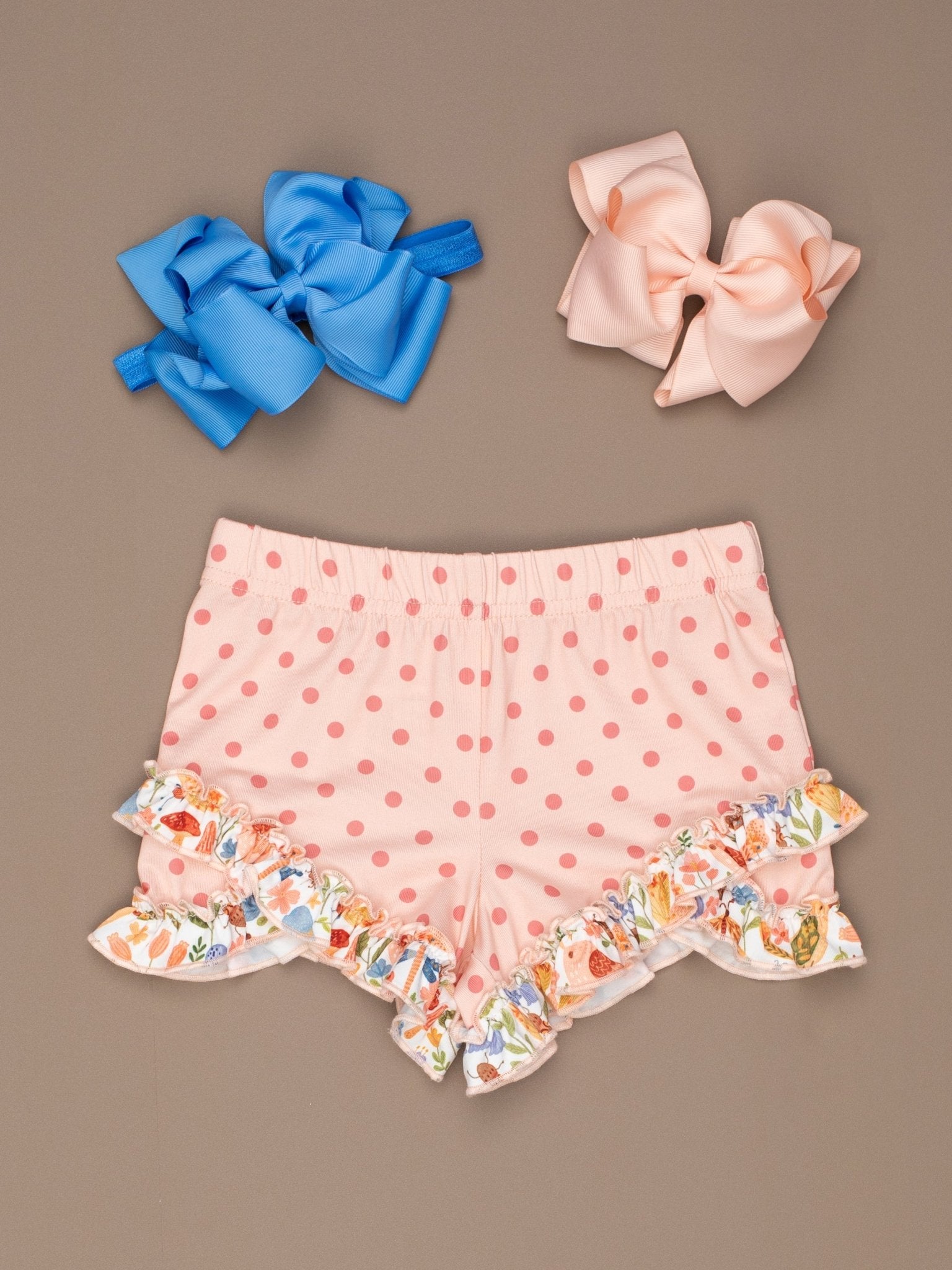 Tennessee Garden Ruffle Shorts - Marie Nicole Clothing