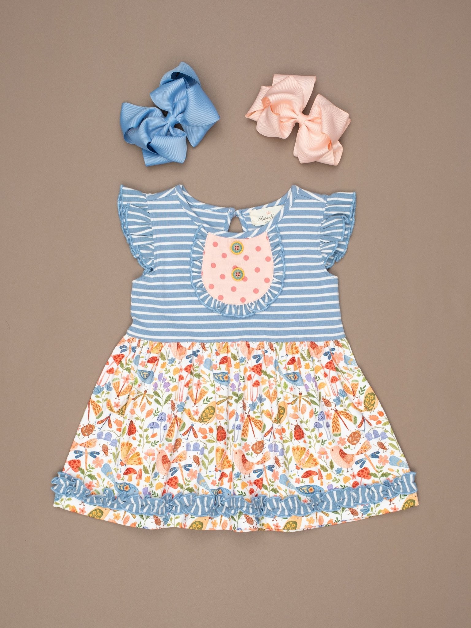 Tennessee Garden Ruffle Dress - Marie Nicole Clothing