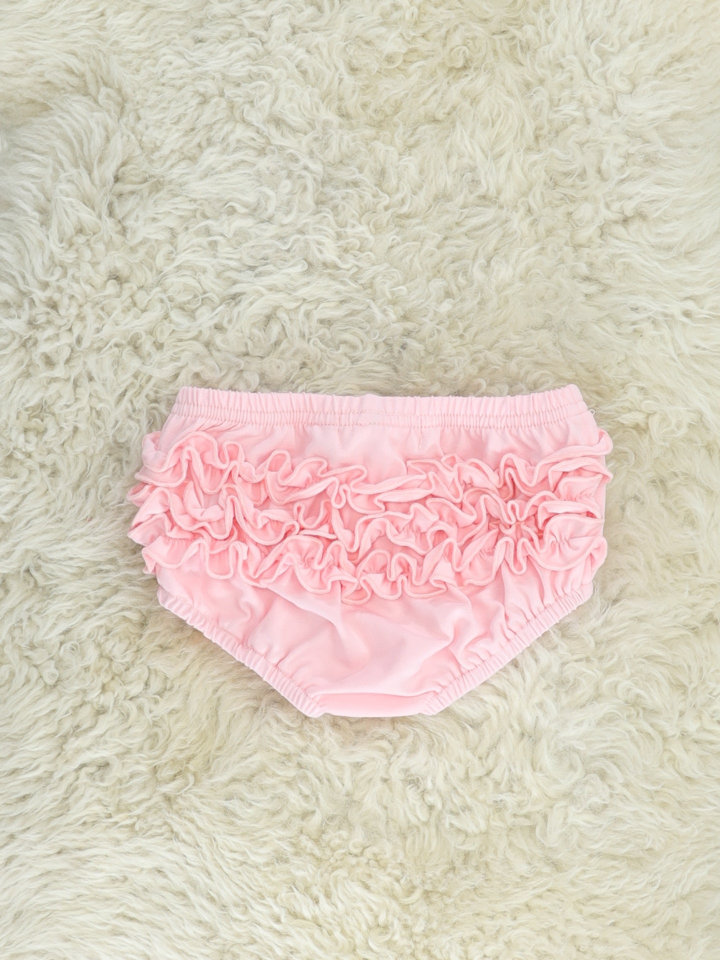 Baby Pink Cotton Ruffle Tank & Bloomers Set - Marie Nicole Clothing