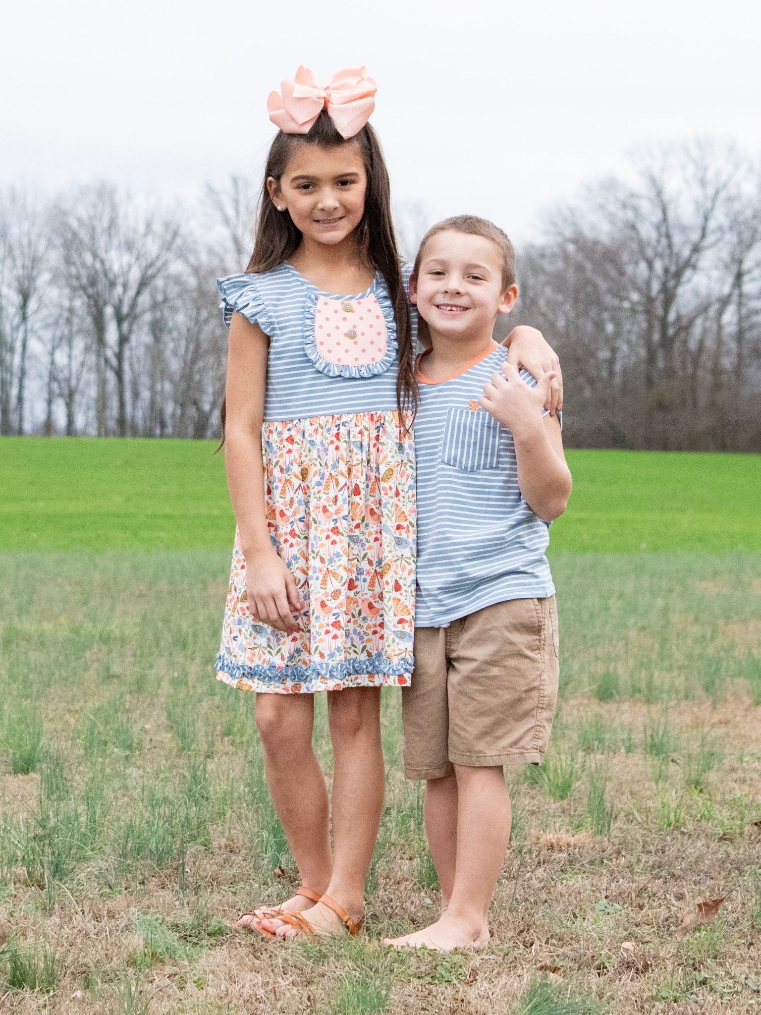 Tennessee Garden Ruffle Dress - Marie Nicole Clothing