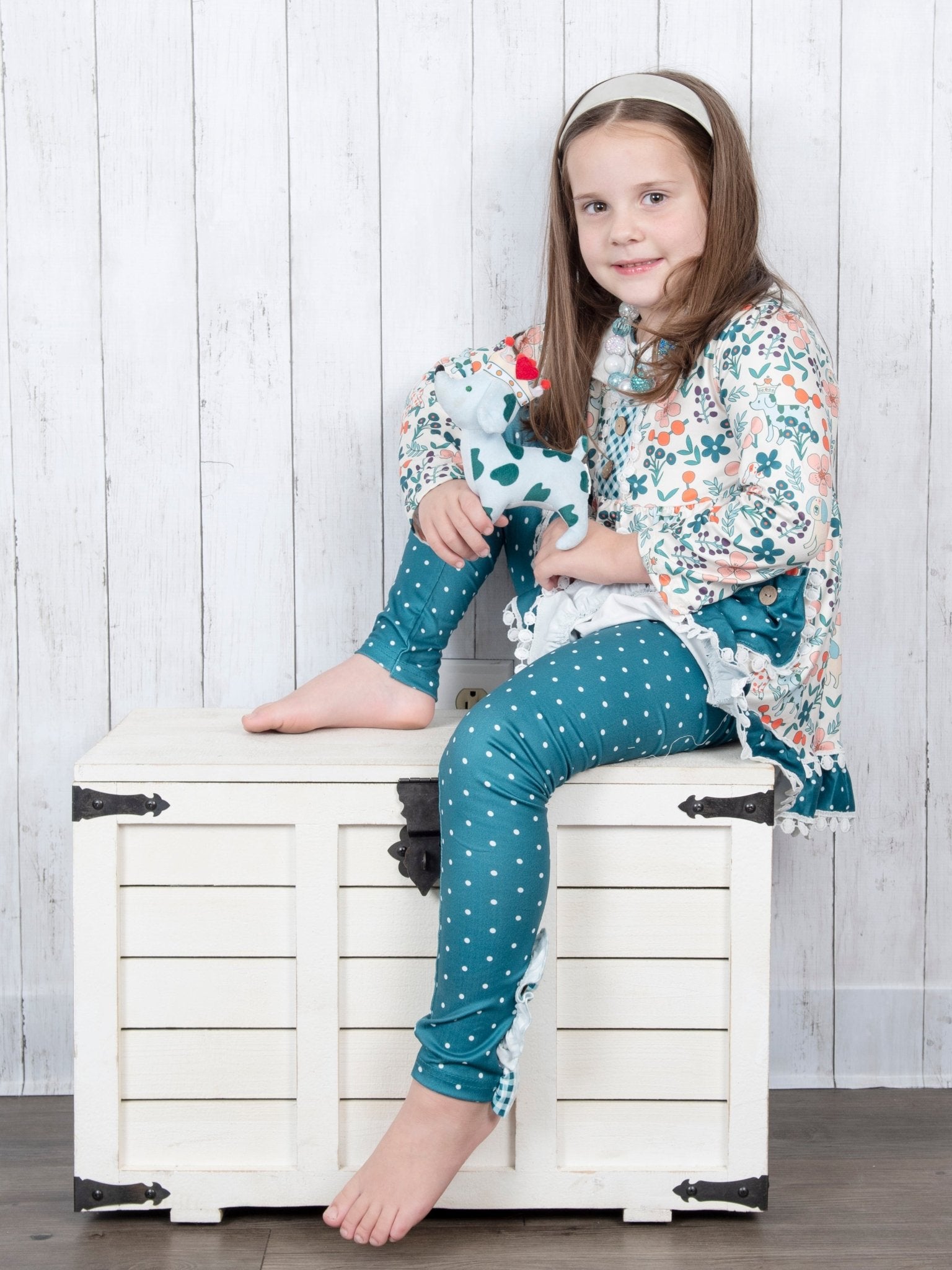 MNC Royal Pups™ - Vintage Ruffle Outfit - Marie Nicole Clothing