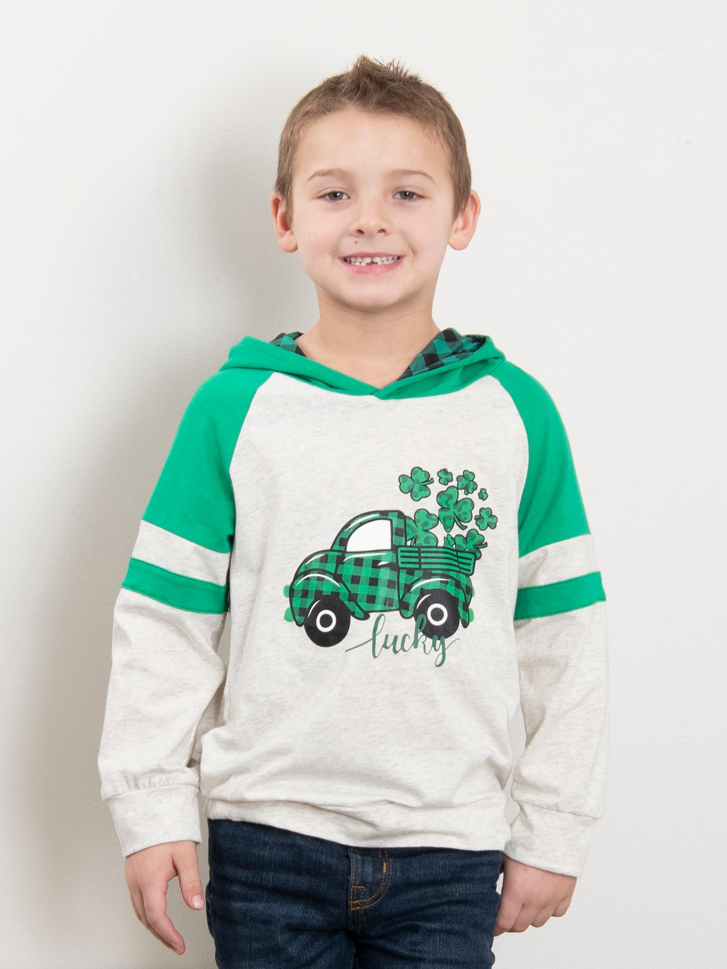 Lucky Clover Truck Hoodie - Marie Nicole Clothing
