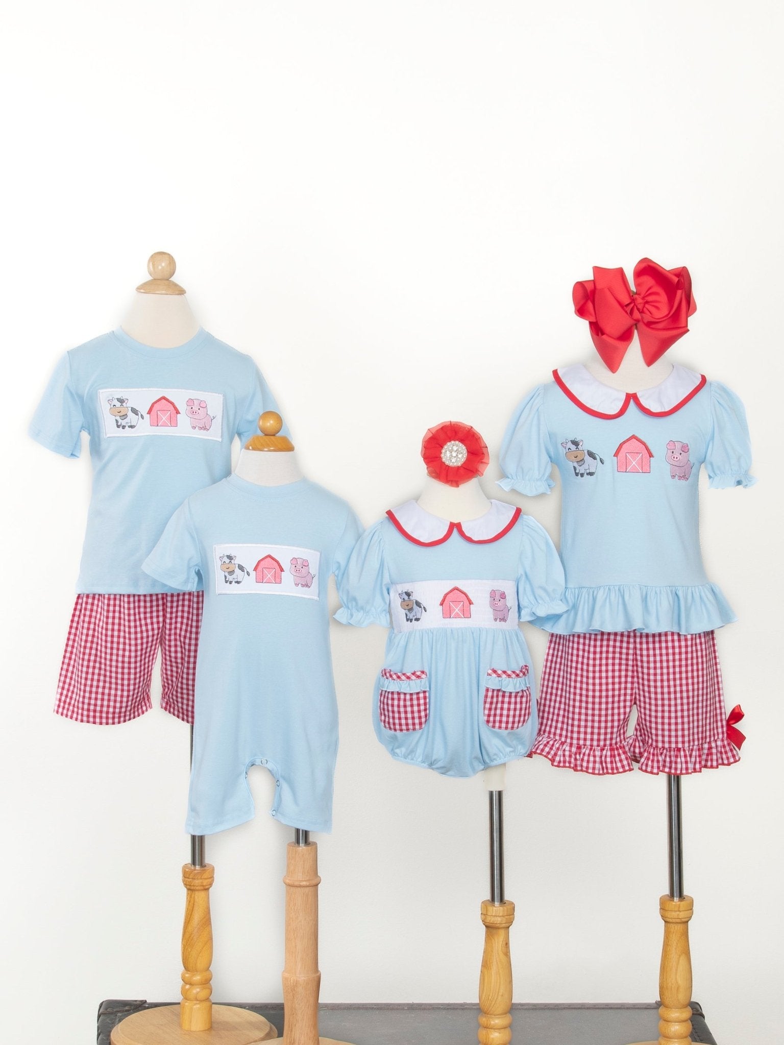 Farm Friends Ruffle Romper - Marie Nicole Clothing