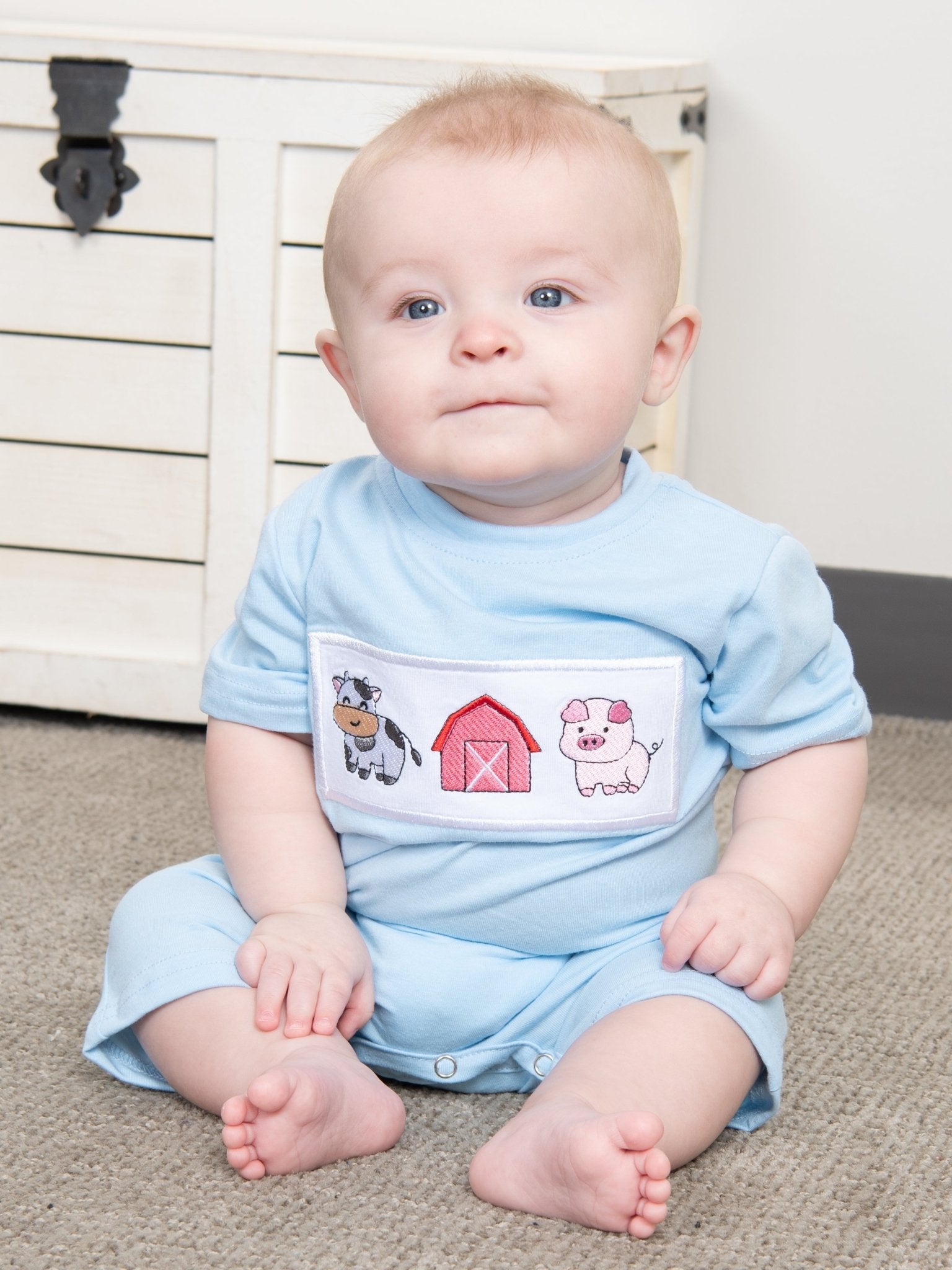 Farm Friends Romper - Marie Nicole Clothing