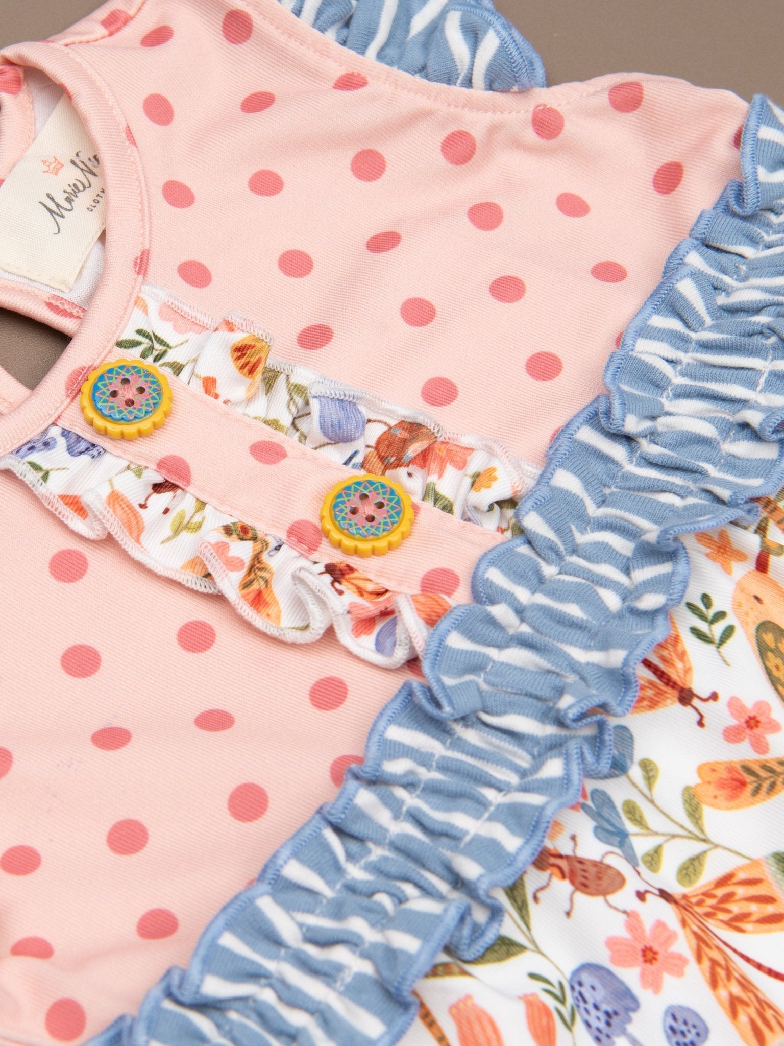 Tennessee Garden Ruffle Romper - Marie Nicole Clothing