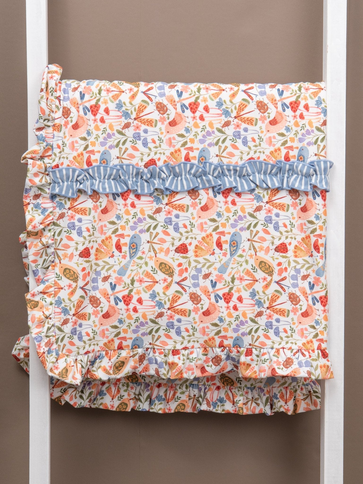 Tennessee Garden Ruffle Blanket - Marie Nicole Clothing