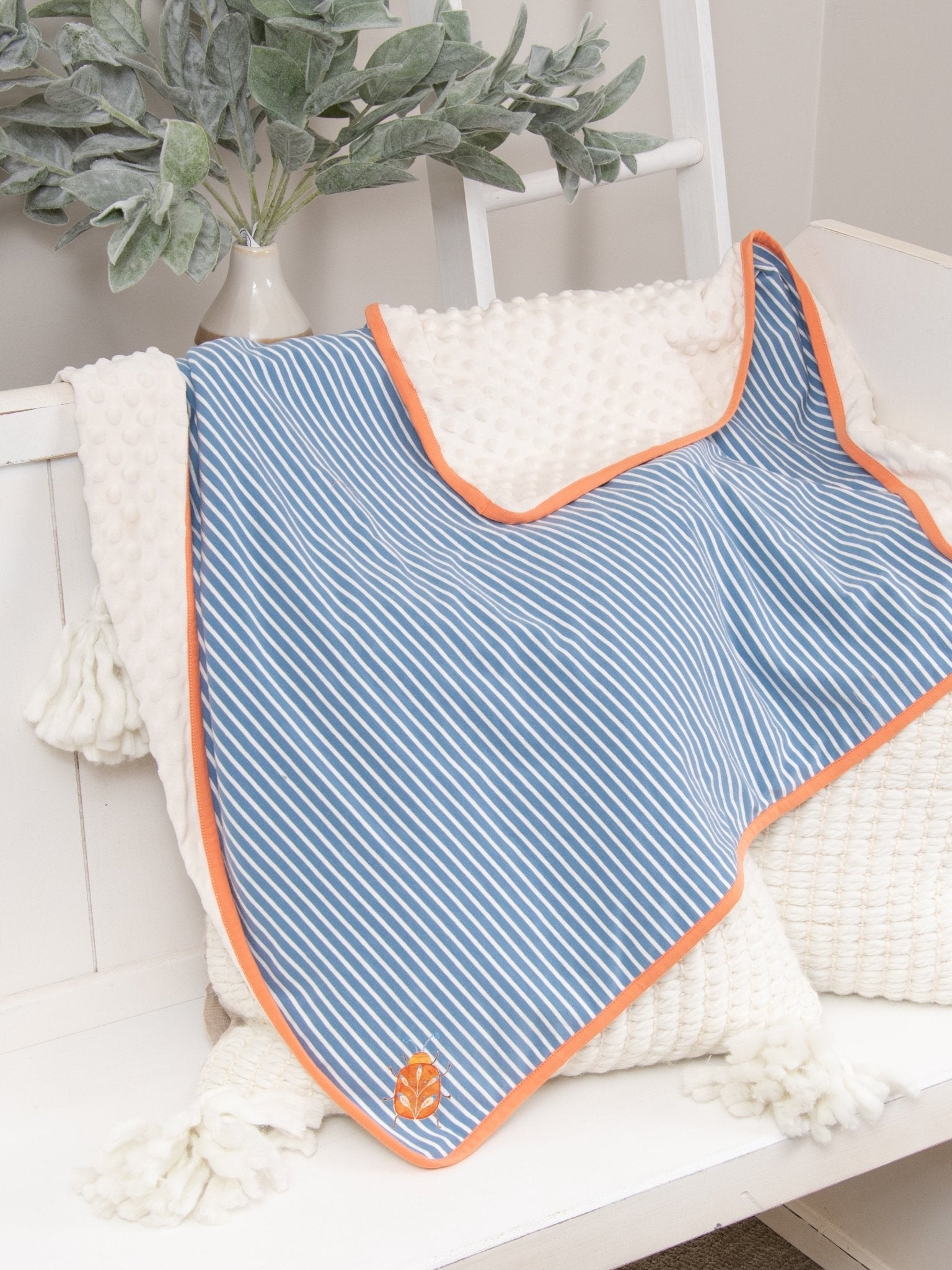 Tennessee Garden Striped Blanket - Marie Nicole Clothing