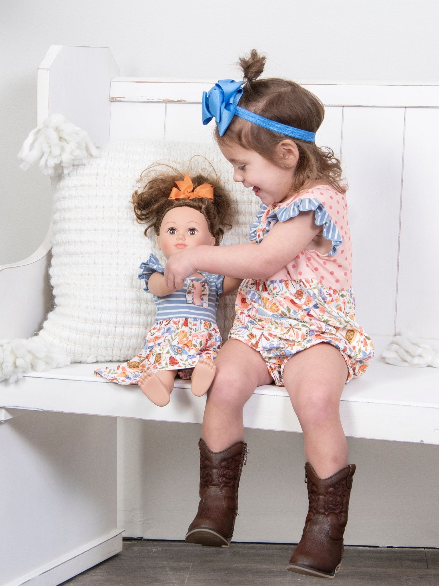 Tennessee Garden 18 inch Doll Dress Set - Marie Nicole Clothing