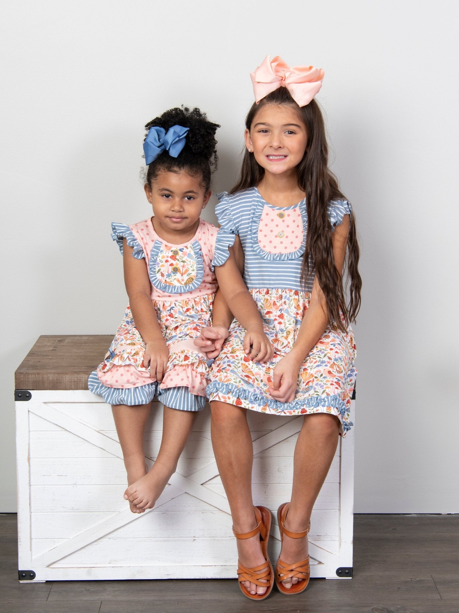 Tennessee Garden Capris Ruffle Outfit - Marie Nicole Clothing