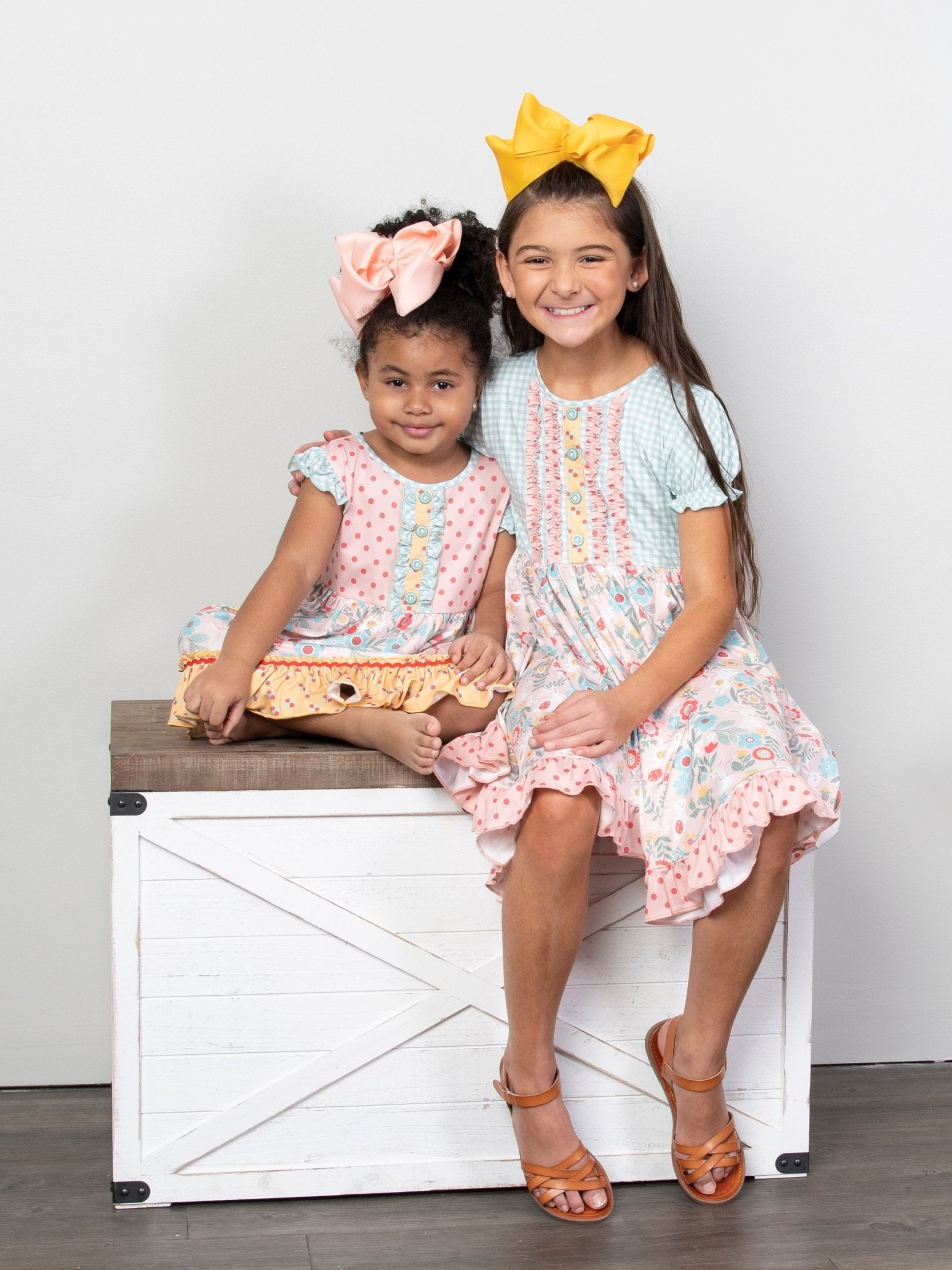 Lilly Belle Cottontail Ruffle Dress - Marie Nicole Clothing
