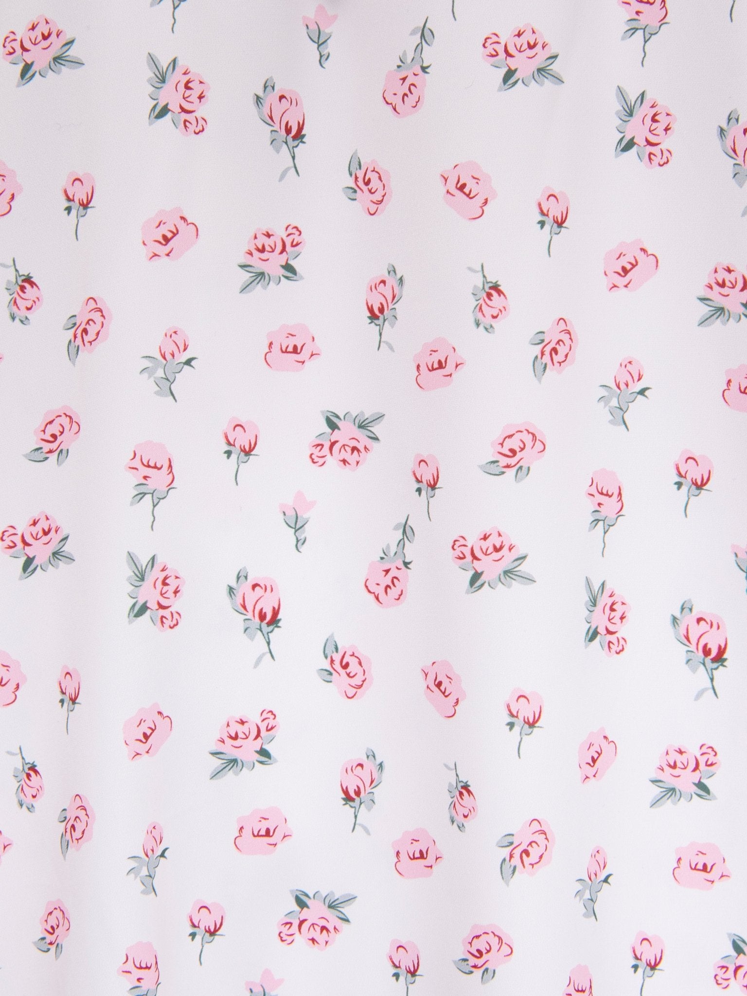 Pink Floral Puff Sleeve Dress - Marie Nicole Clothing
