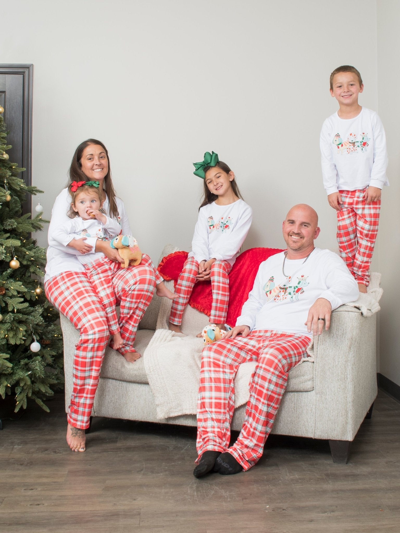 MNC Royal Pups™ Family Christmas Pajamas - Marie Nicole Clothing