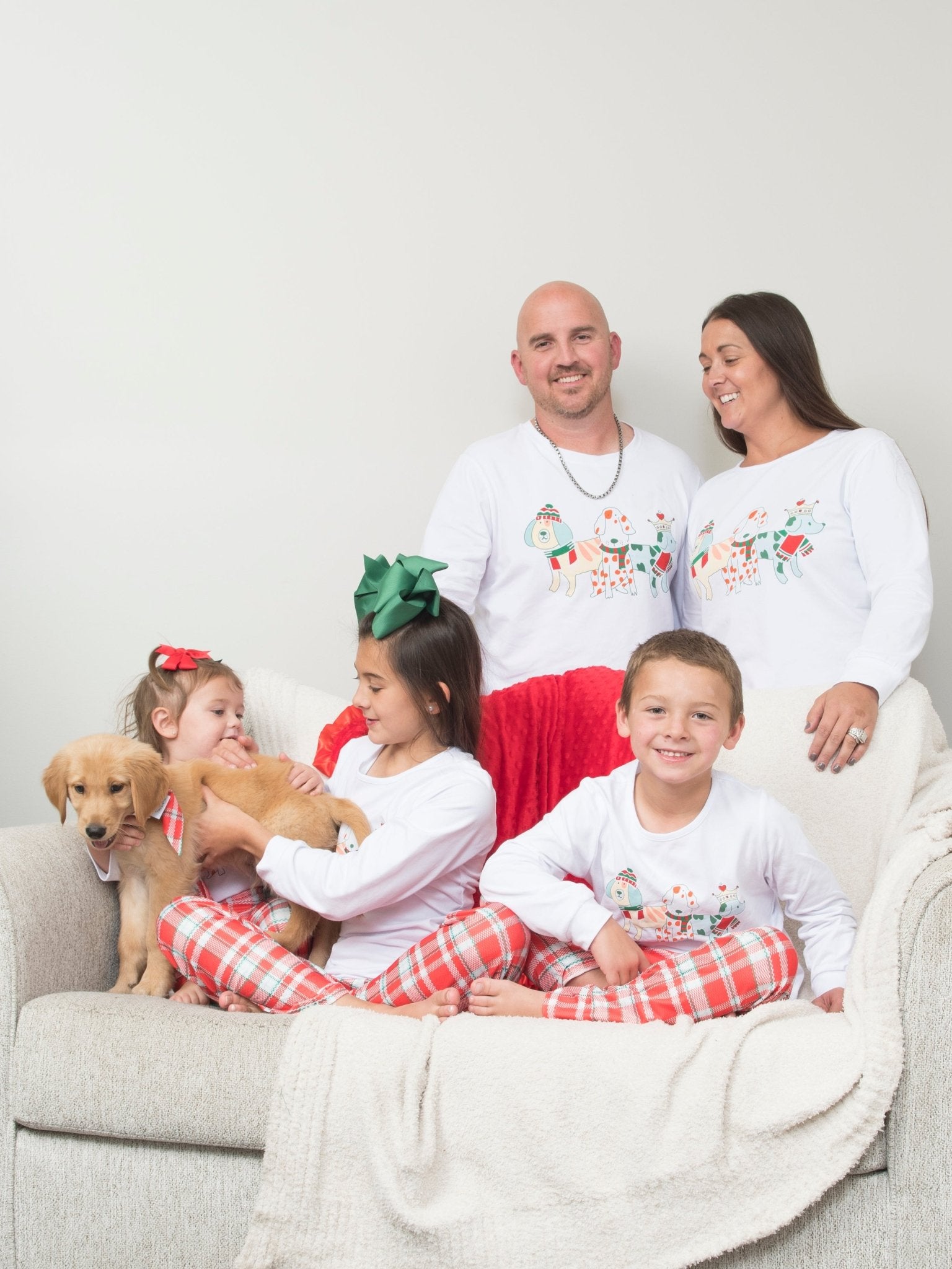 MNC Royal Pups™ Family Christmas Pajamas - Marie Nicole Clothing