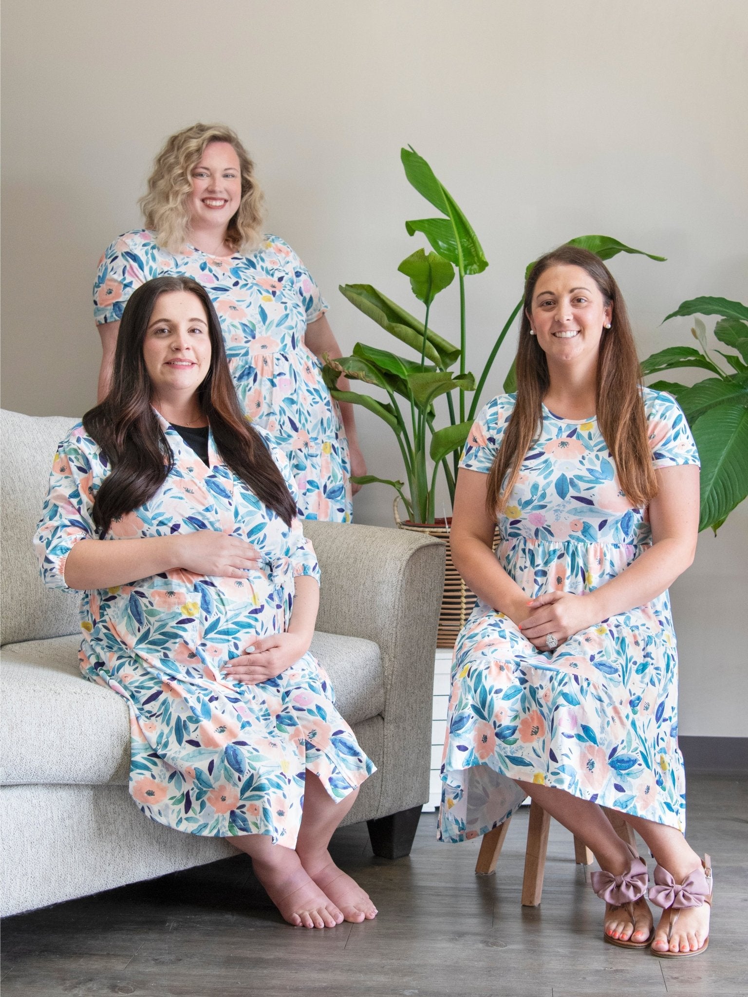 Blushing Susie Mom Robe - Marie Nicole Clothing
