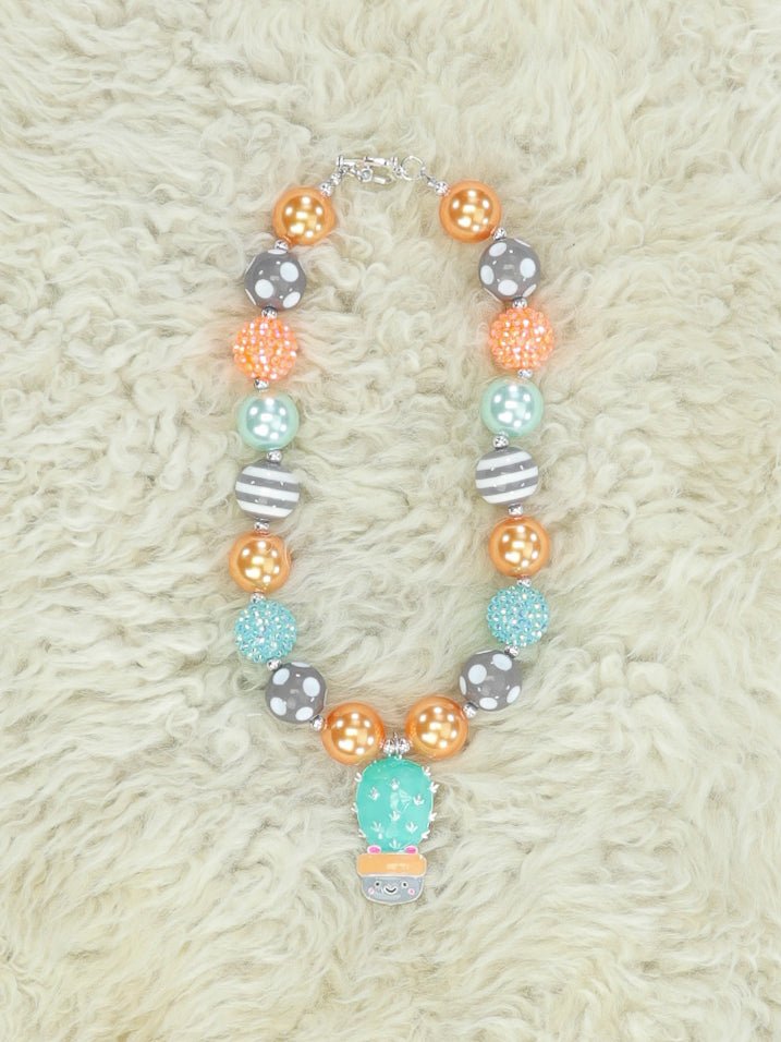 Cactus Bubblegum Necklace - Marie Nicole Clothing