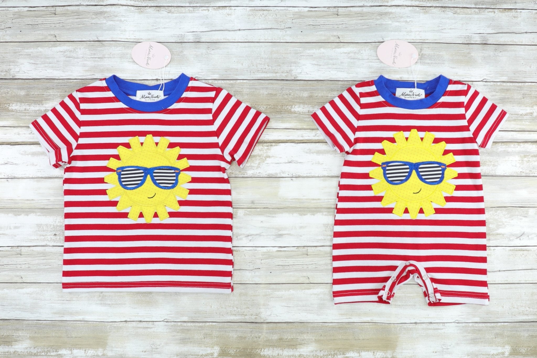 Red, White, & Blue Sunshine Romper - Marie Nicole Clothing