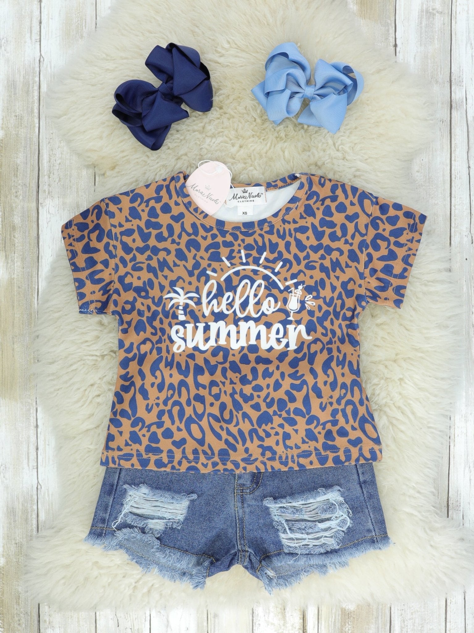 Mom & Me "Hello Summer" Shirt - Marie Nicole Clothing