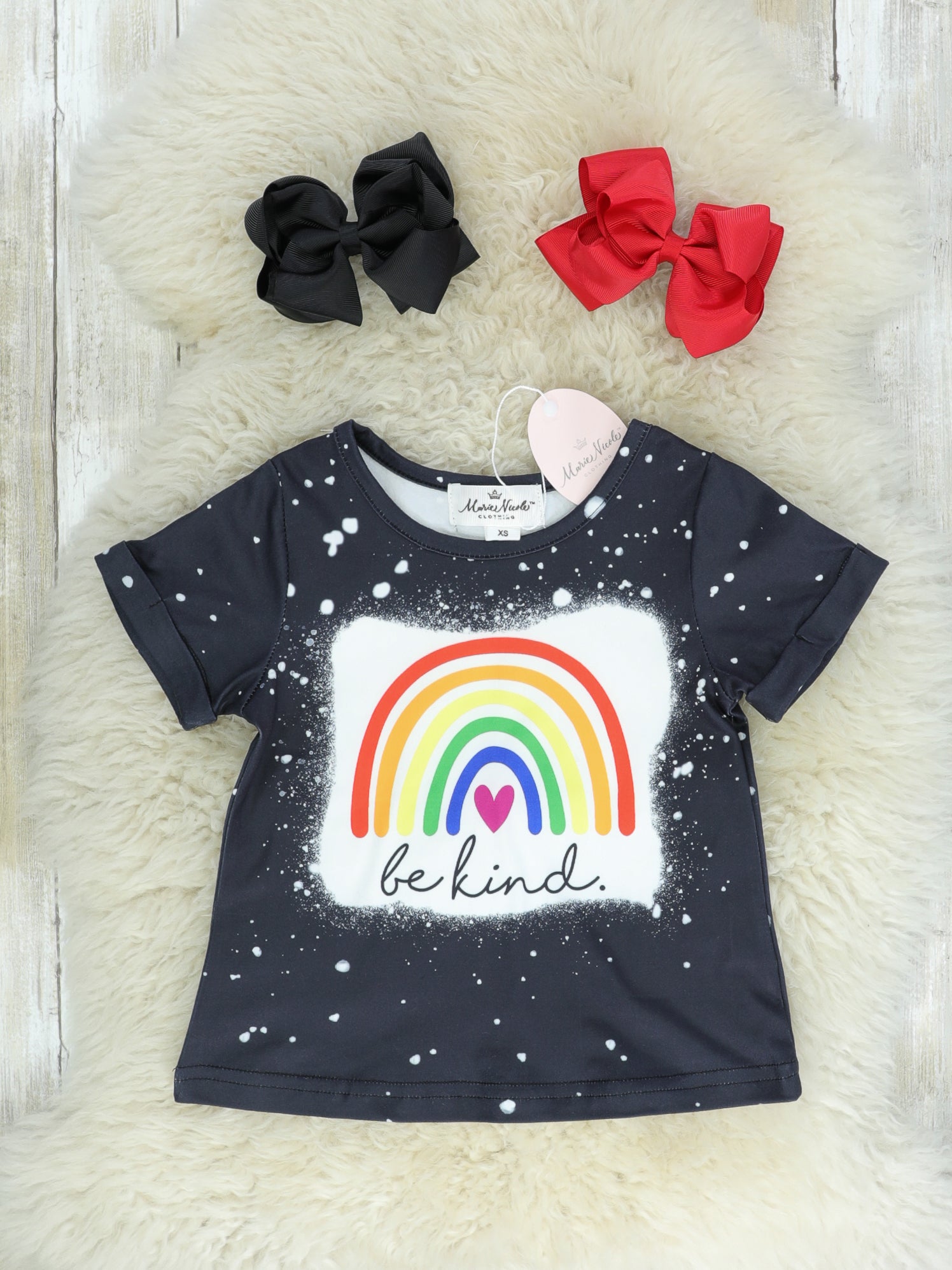 Mom & Me Distressed Be Kind Shirt - Marie Nicole Clothing
