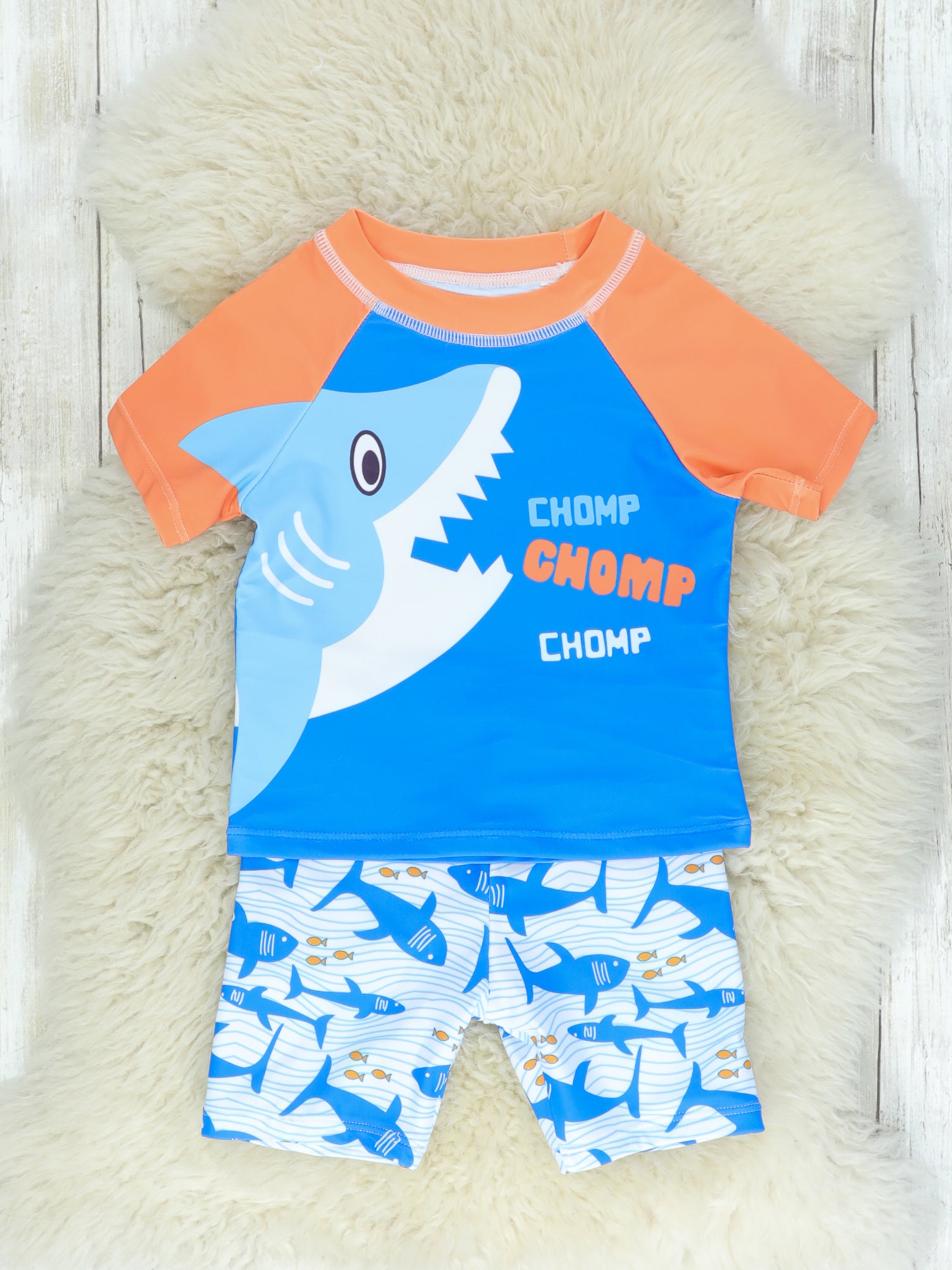Shark Swimsuit Set - Marie Nicole Clothing