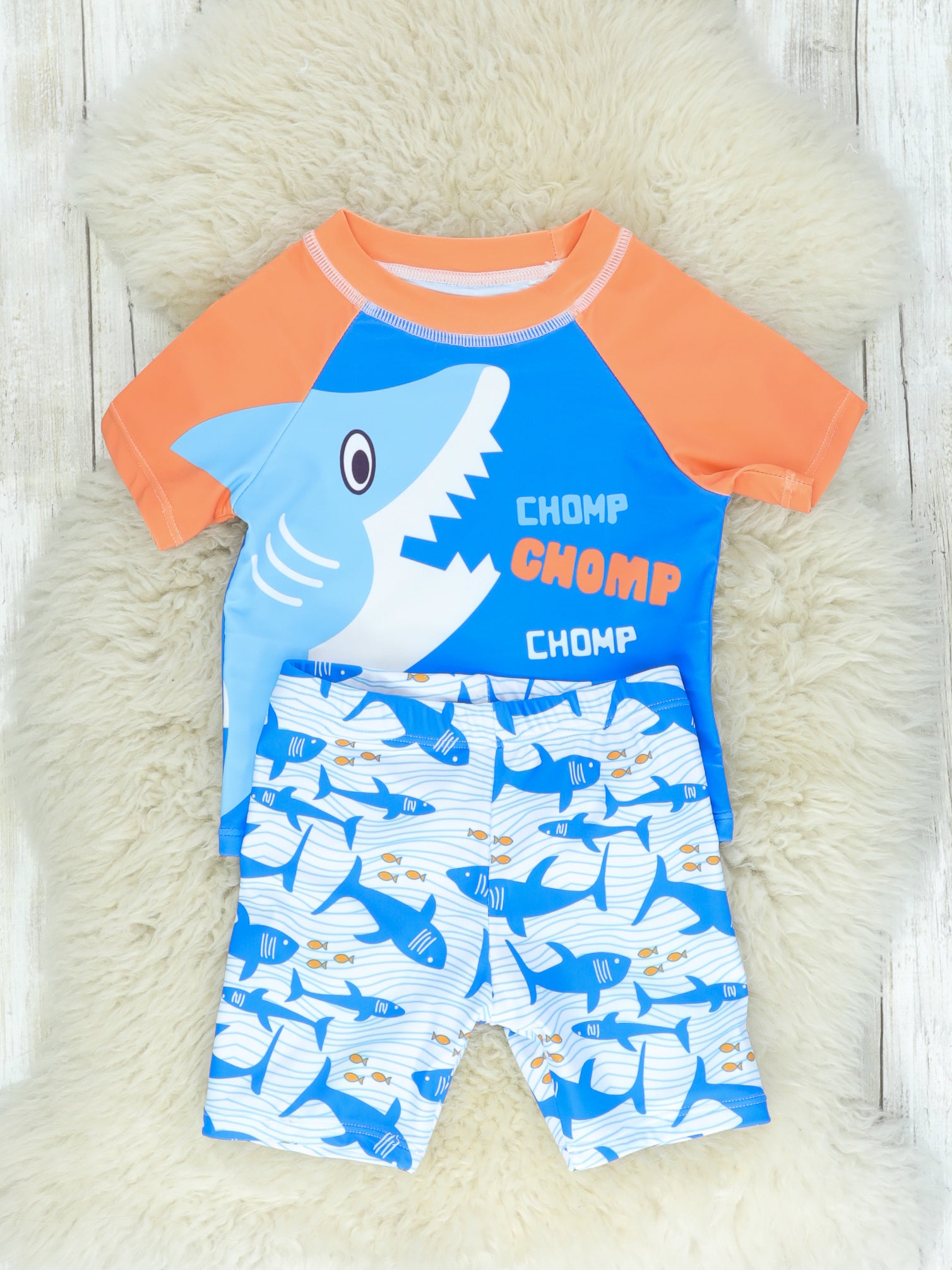 Shark Swimsuit Set - Marie Nicole Clothing