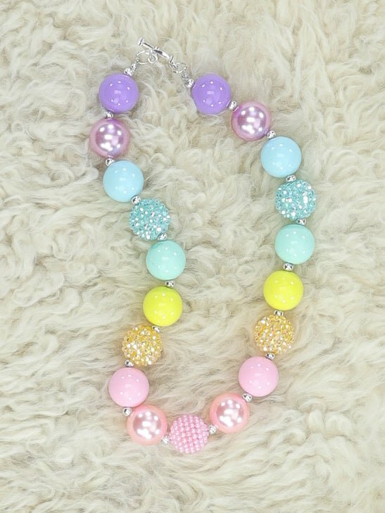 Pastel Macaron Bubblegum Necklace - Marie Nicole Clothing