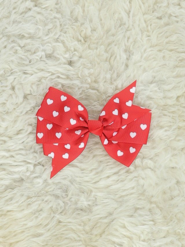 Red Heart Bow X Inch - Marie Nicole Clothing