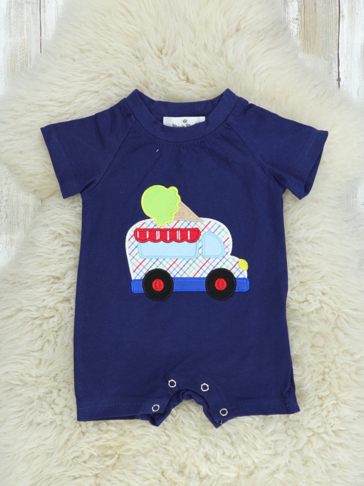 Ice Cream Truck Romper - Marie Nicole Clothing