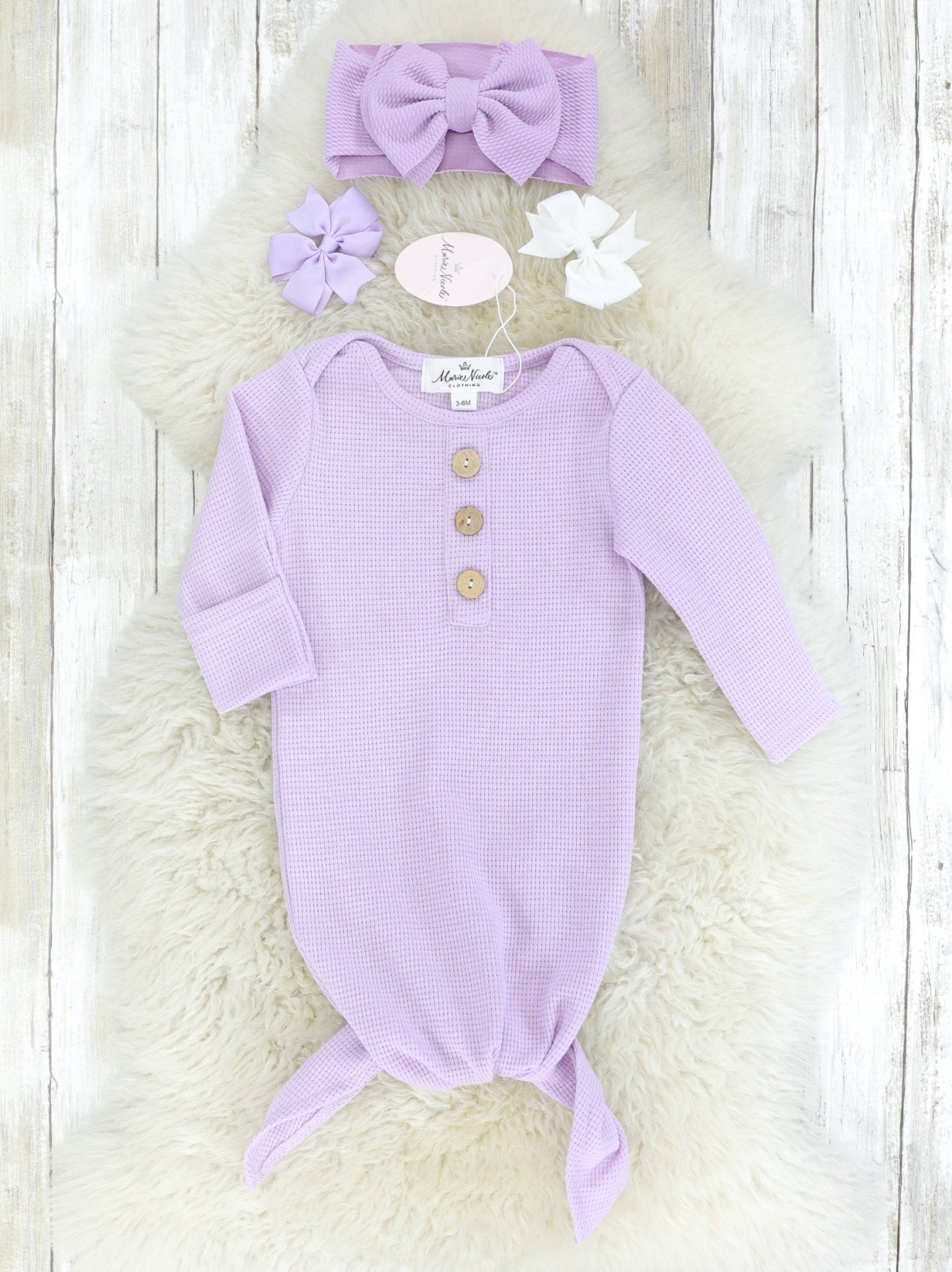 Lavender Knot Gown - Marie Nicole Clothing