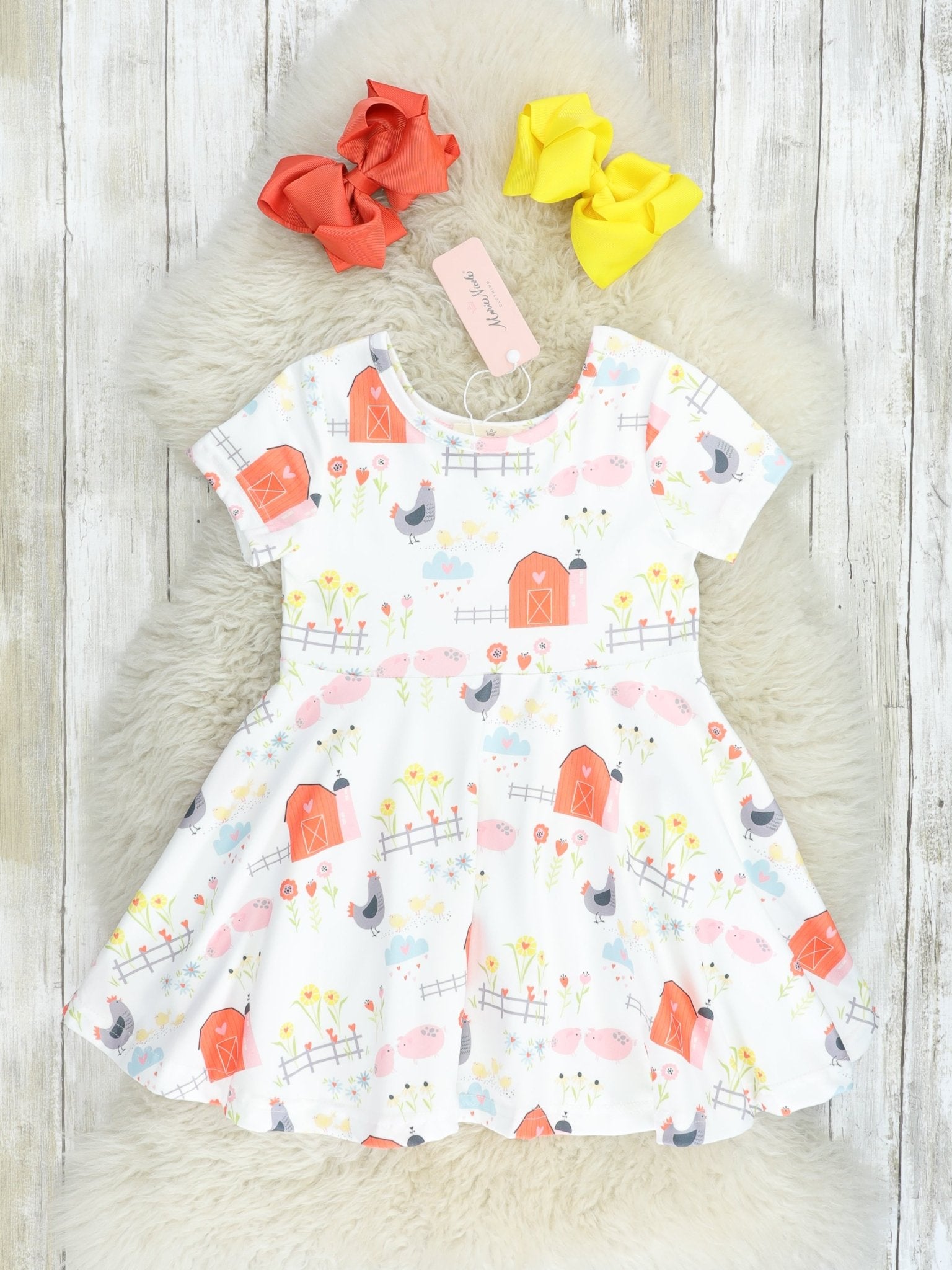 Barnyard Swing Dress - Marie Nicole Clothing