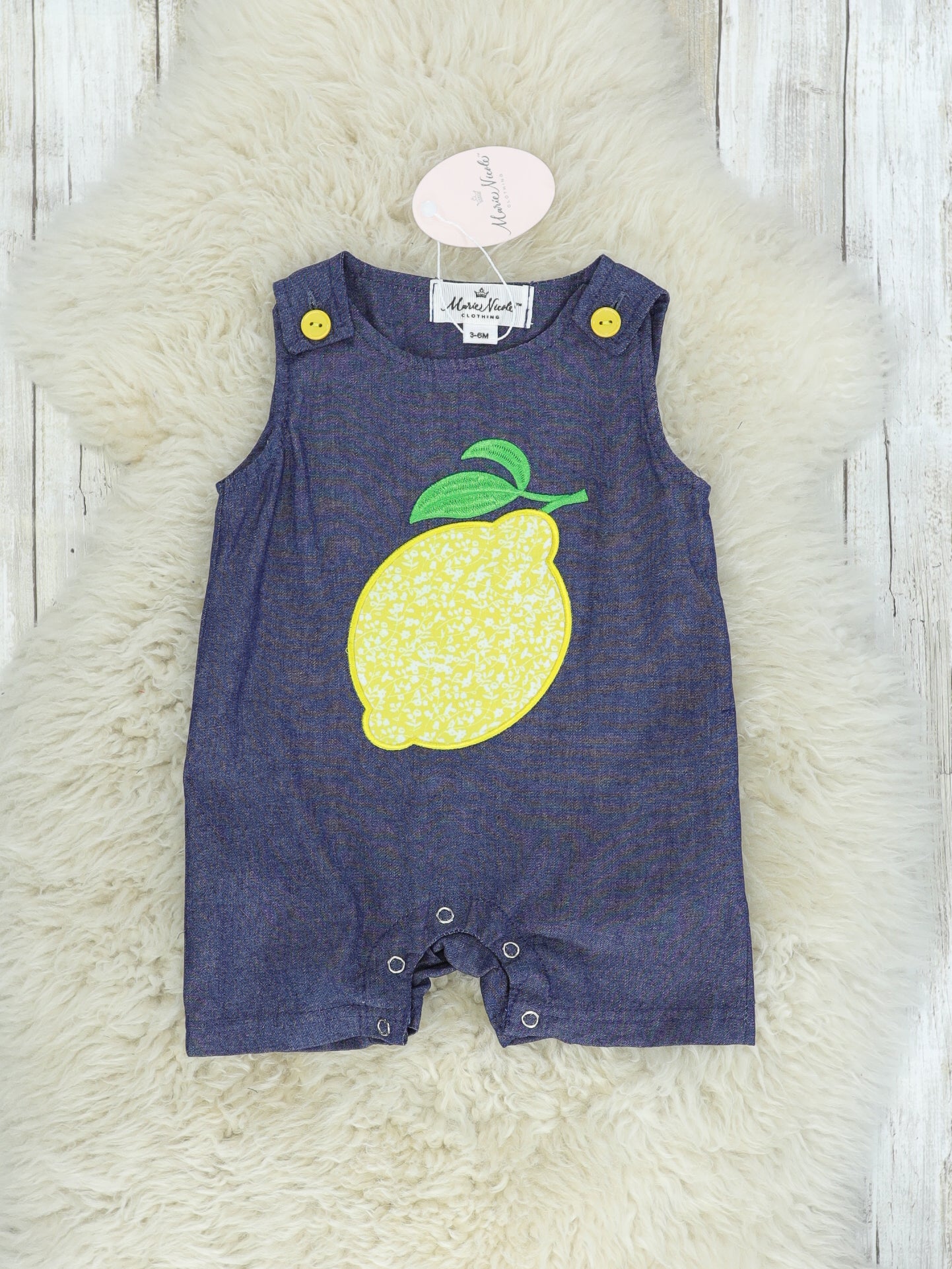 Chambray Lemon Johnny - Marie Nicole Clothing
