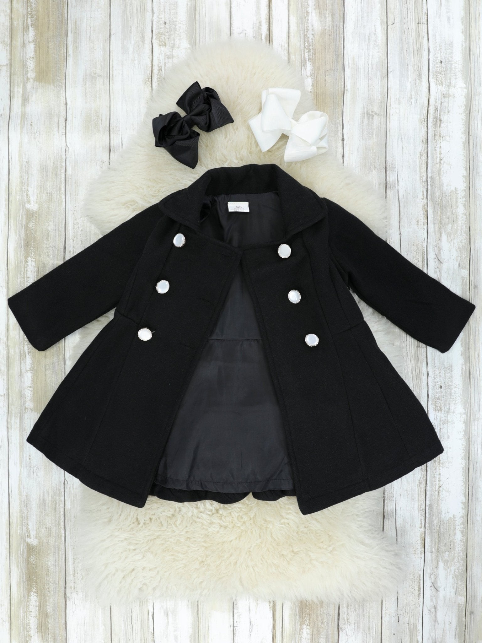Black Collared Jacket - Marie Nicole Clothing