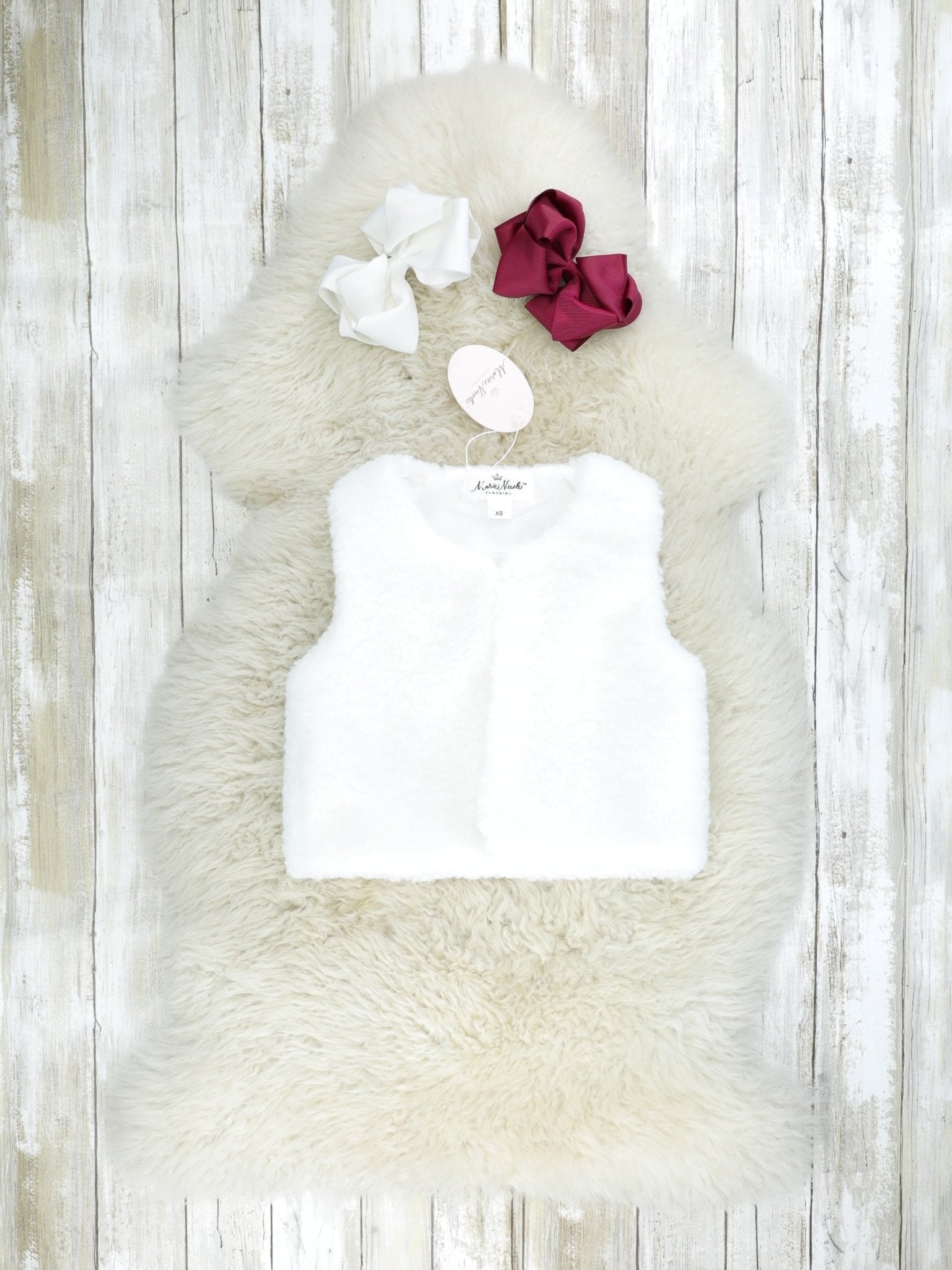 Red Gingham Gingerbread Dress & Vest - Marie Nicole Clothing