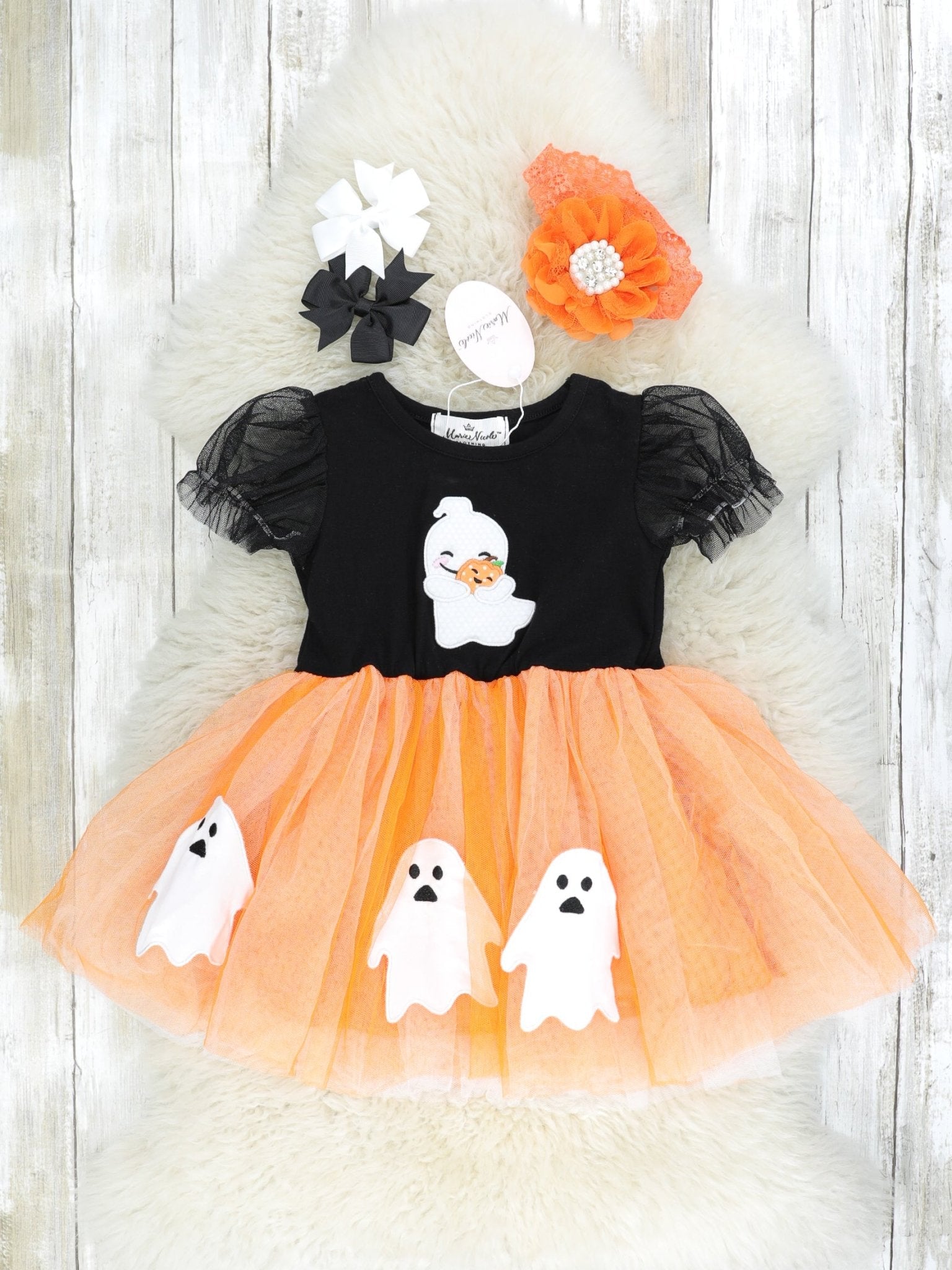 Cuddle Ghost Tulle Dress - Marie Nicole Clothing